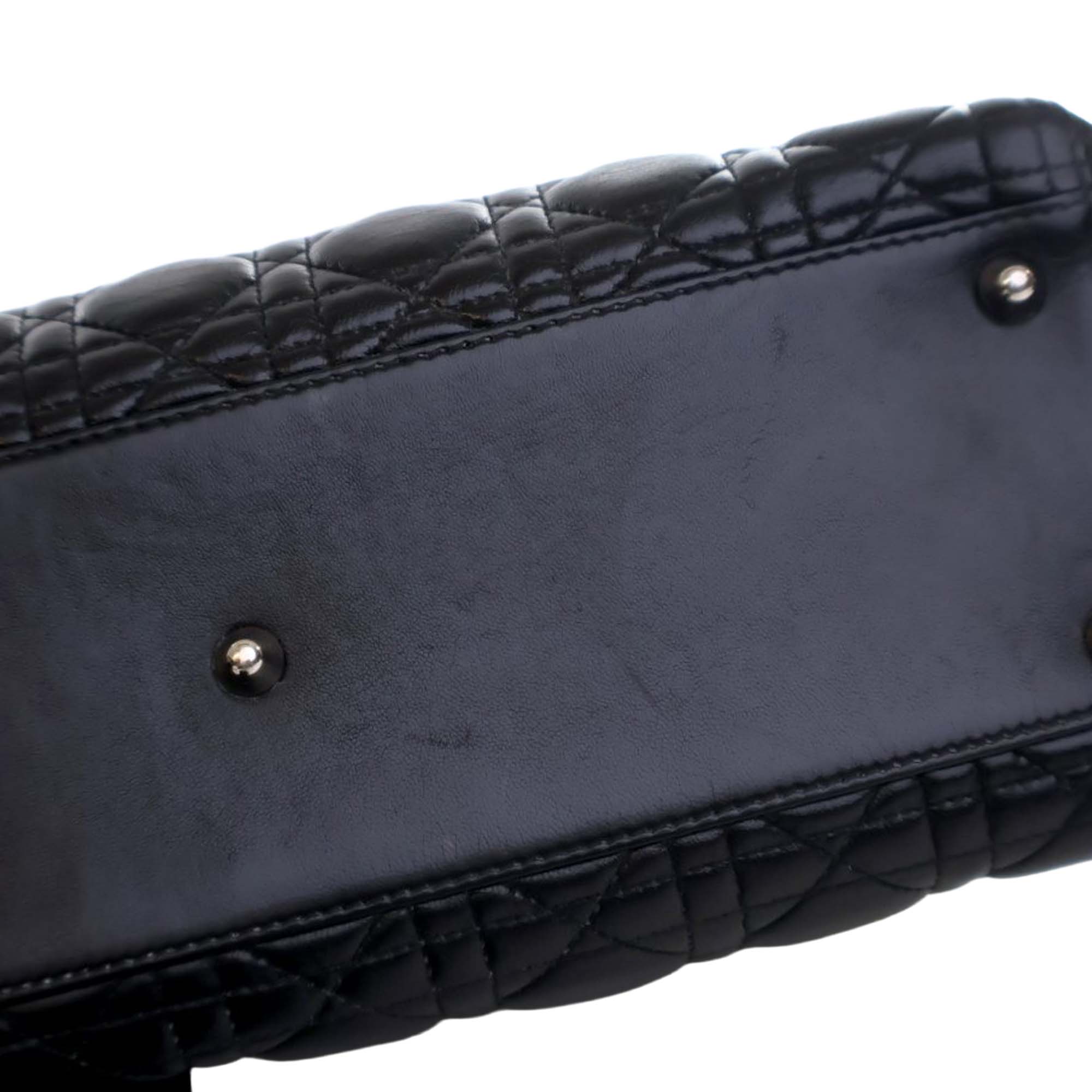 Dior Large Lambskin Cannage Lady Dior - image 13