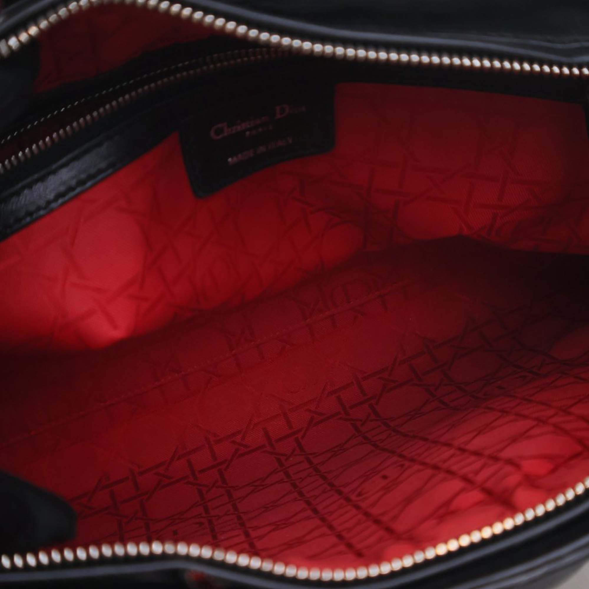 Dior Large Lambskin Cannage Lady Dior - image 7