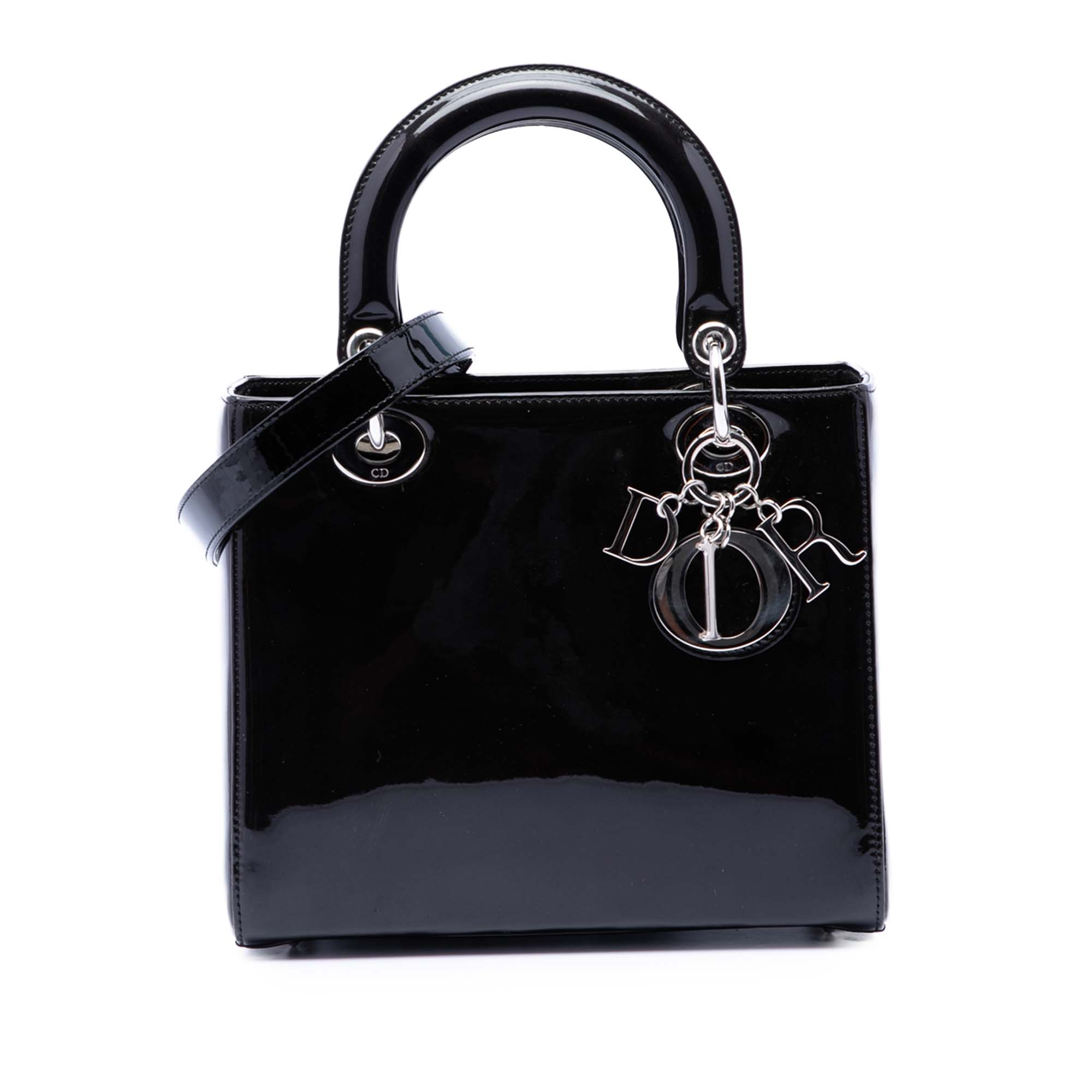 Dior Medium Patent Lady Dior - image 1