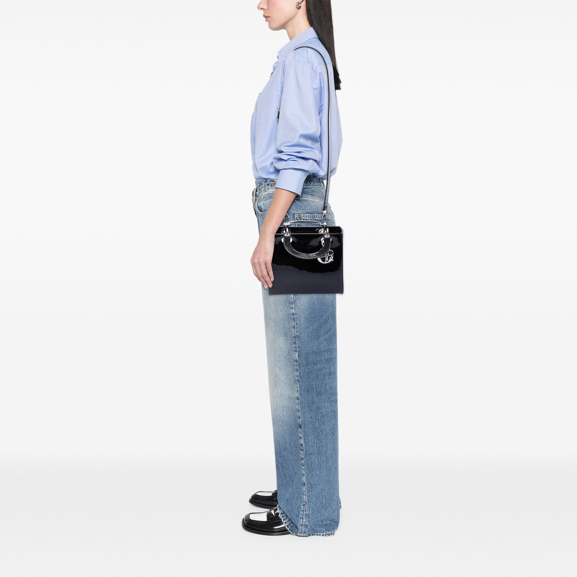 Dior Medium Patent Lady Dior - image 6