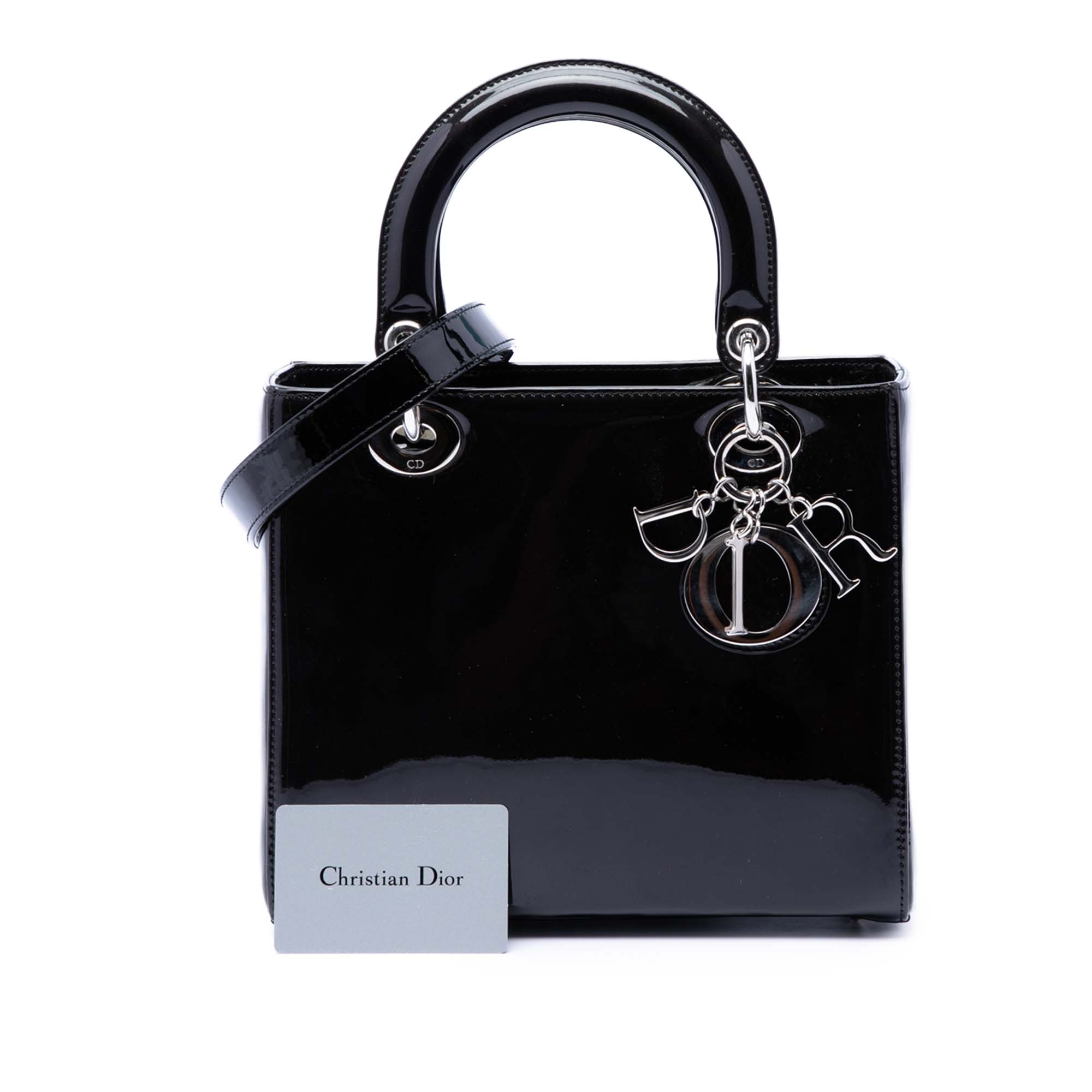 Dior Medium Patent Lady Dior - image 7