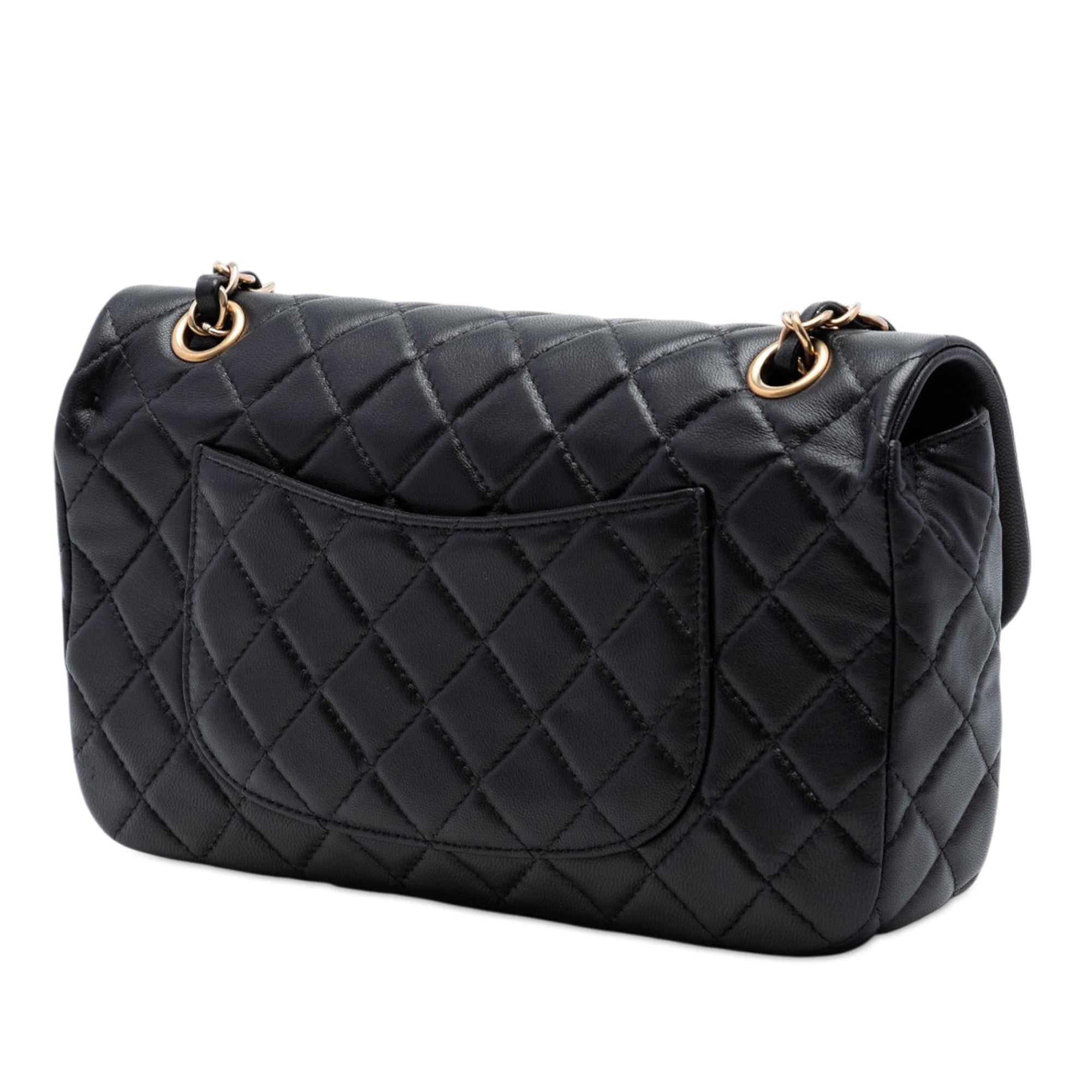 Chanel Medium Quilted Lambskin Cruise Charm Single Flap - image 2