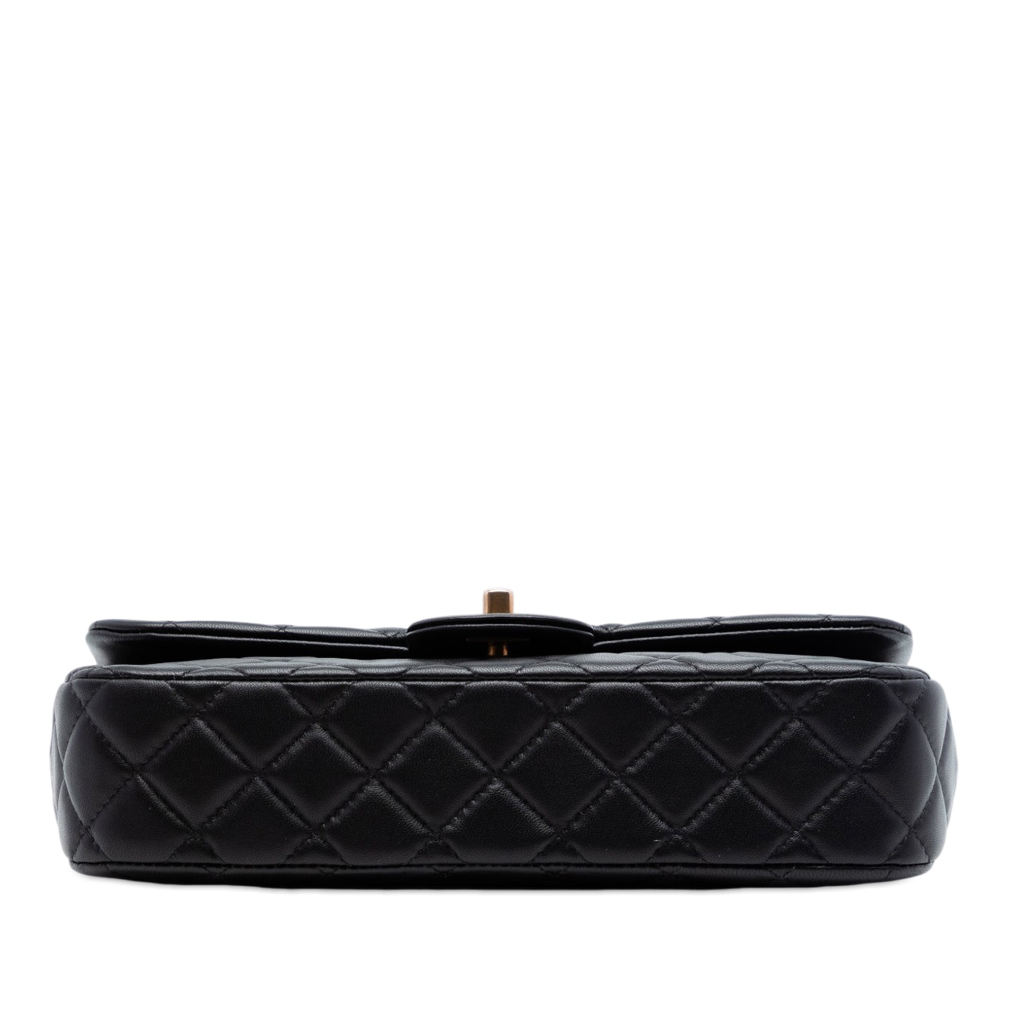 Chanel Medium Quilted Lambskin Cruise Charm Single Flap - image 3