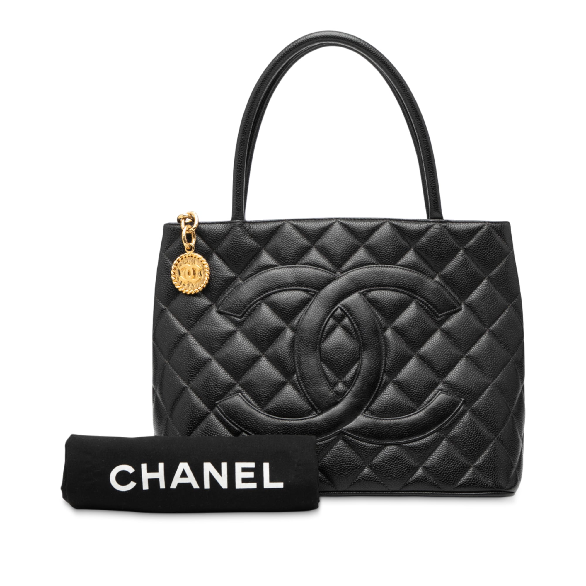 Chanel Caviar Medallion Tote - image 9