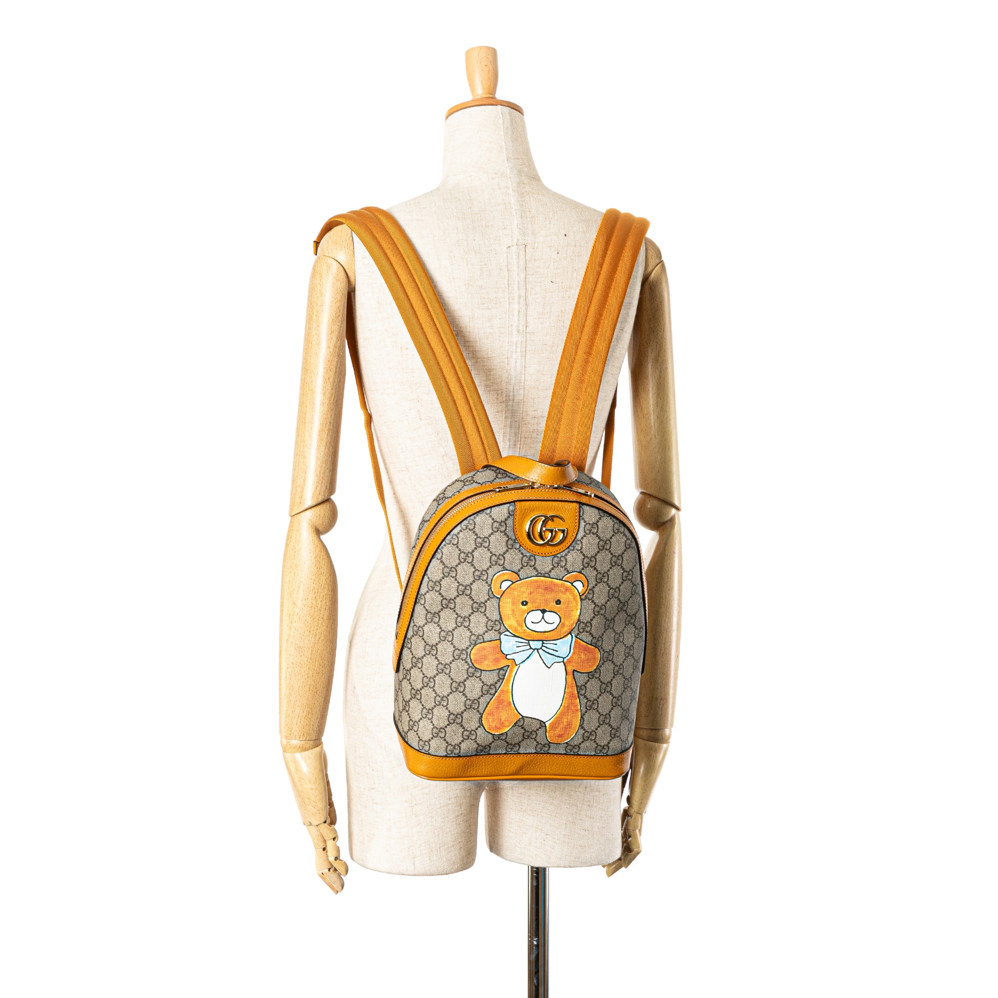 Gucci Exo Kai GG Supreme Teddy Bear Backpack - image 8