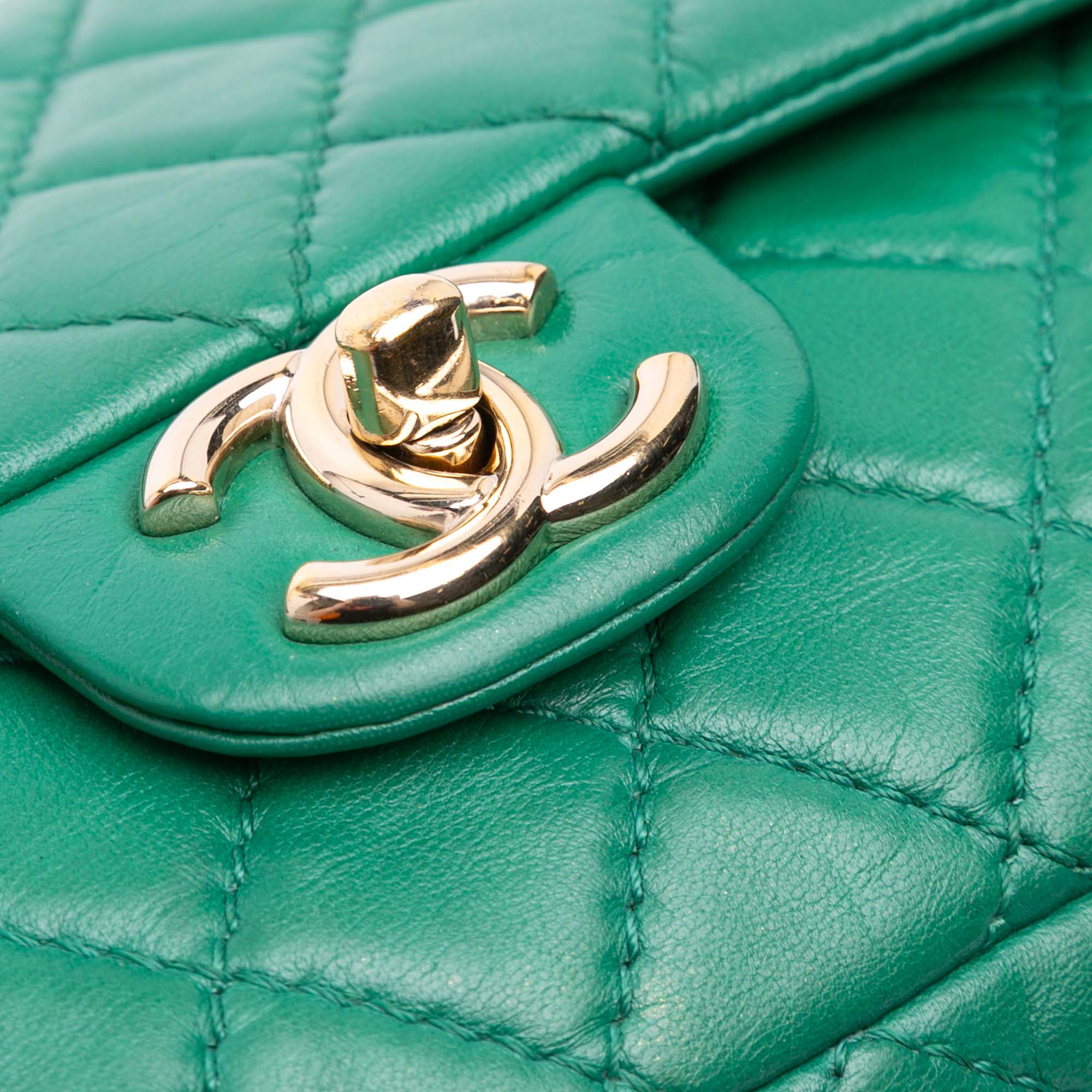Chanel Medium Classic Lambskin Double Flap - image 7
