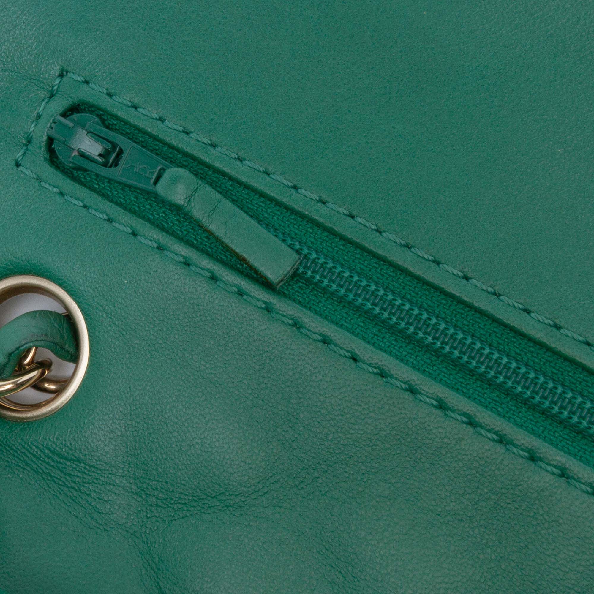 Chanel Medium Classic Lambskin Double Flap - image 8