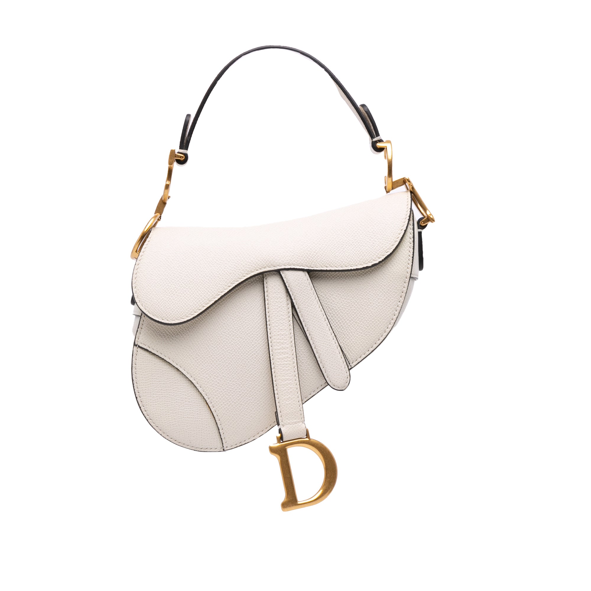 Dior Mini Grained Calfskin Saddle Bag - image 1