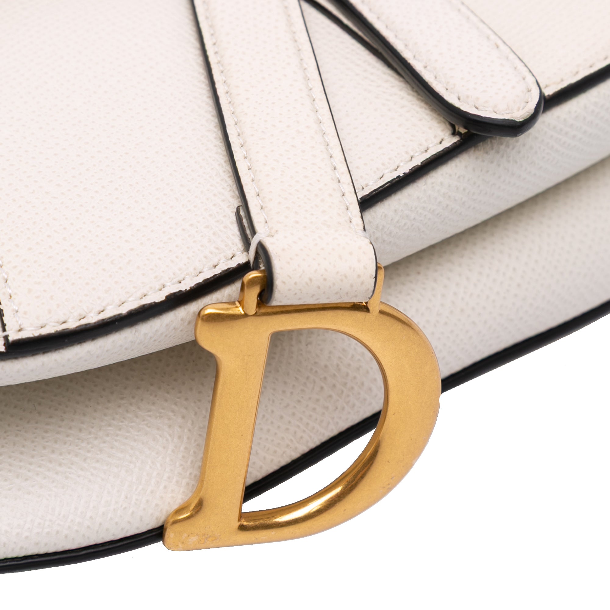 Dior Mini Grained Calfskin Saddle Bag - image 8