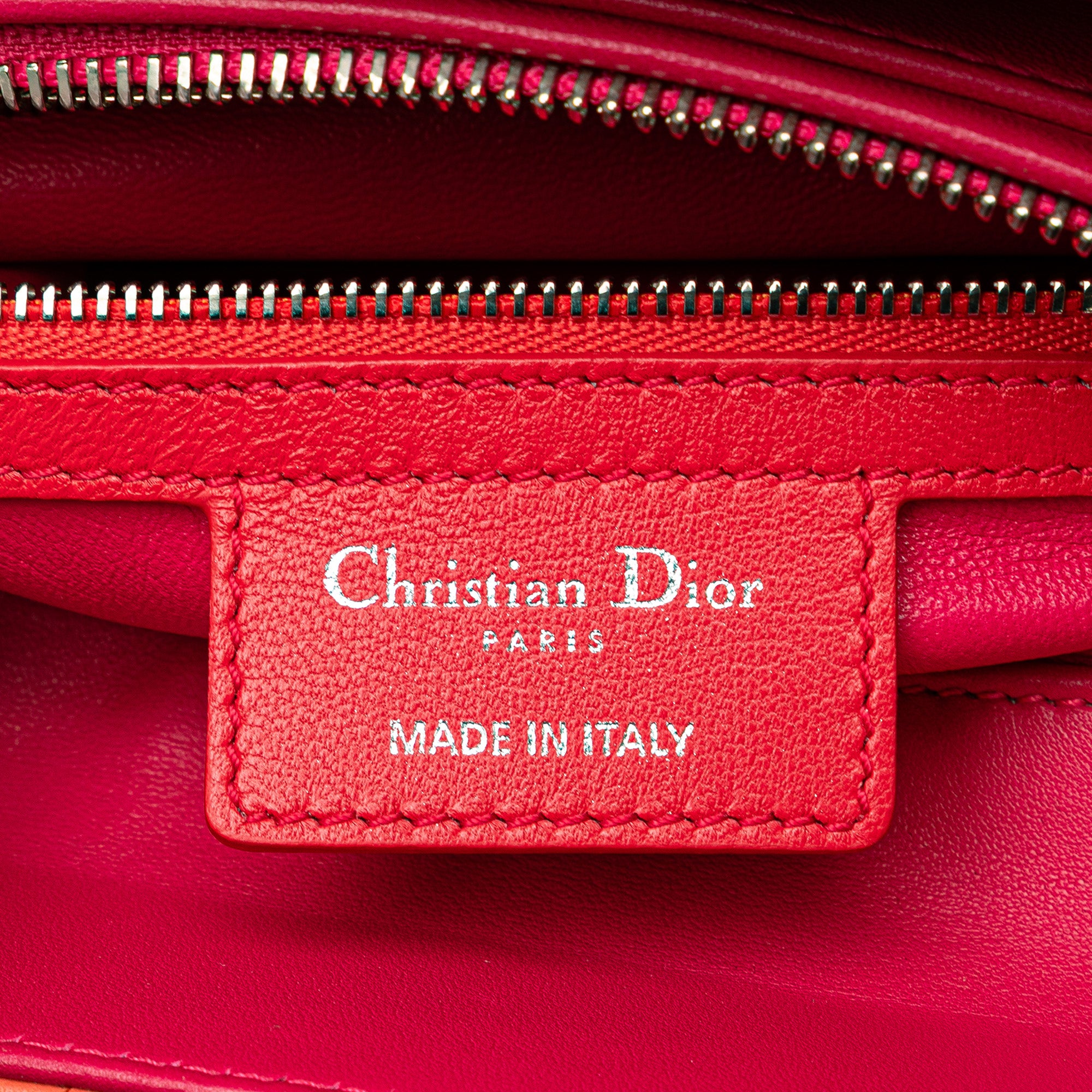 Dior Medium Bicolor Lambskin Cannage Lady Dior - image 5