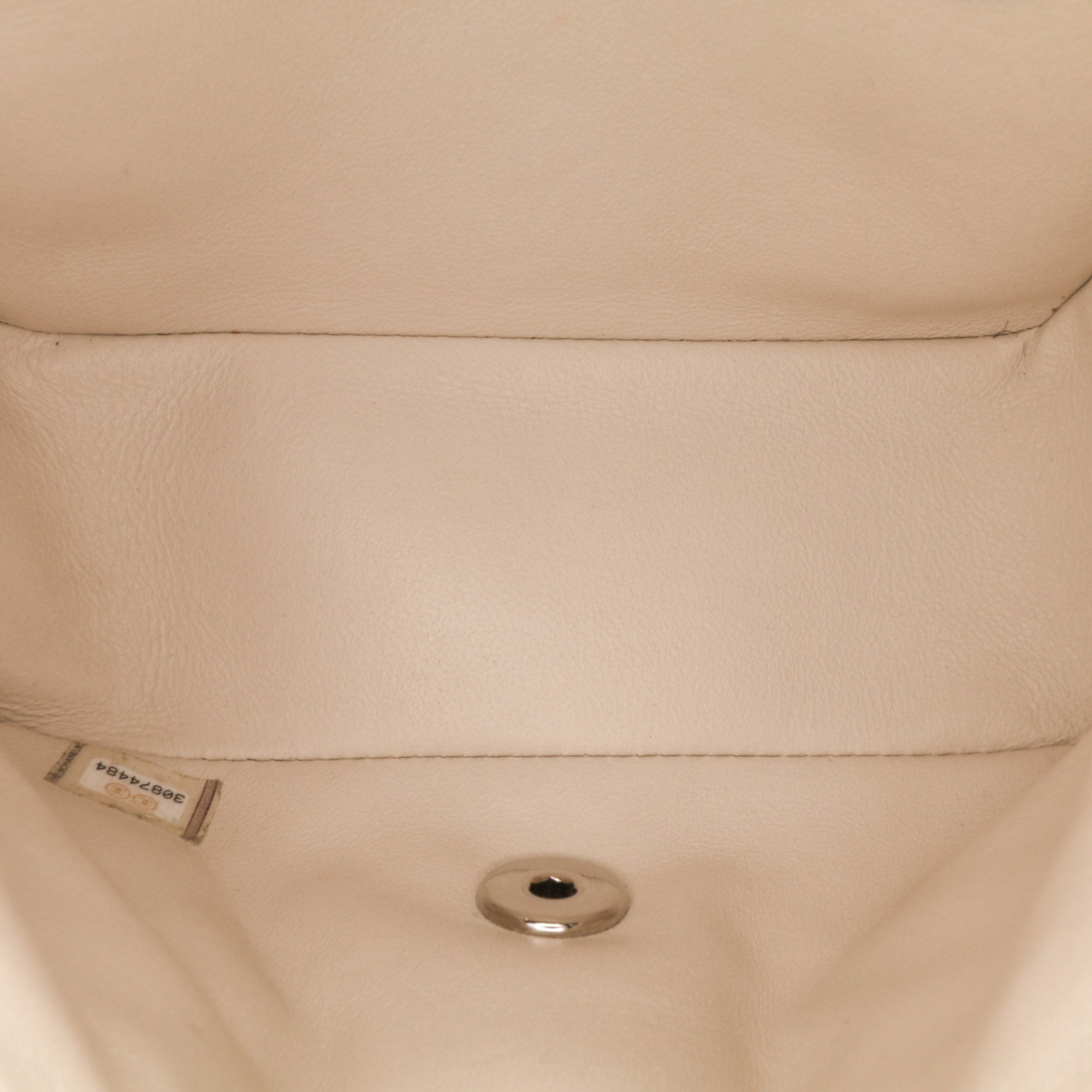 Chanel Mini Square Classic Chevron Lambskin Single Flap - image 4