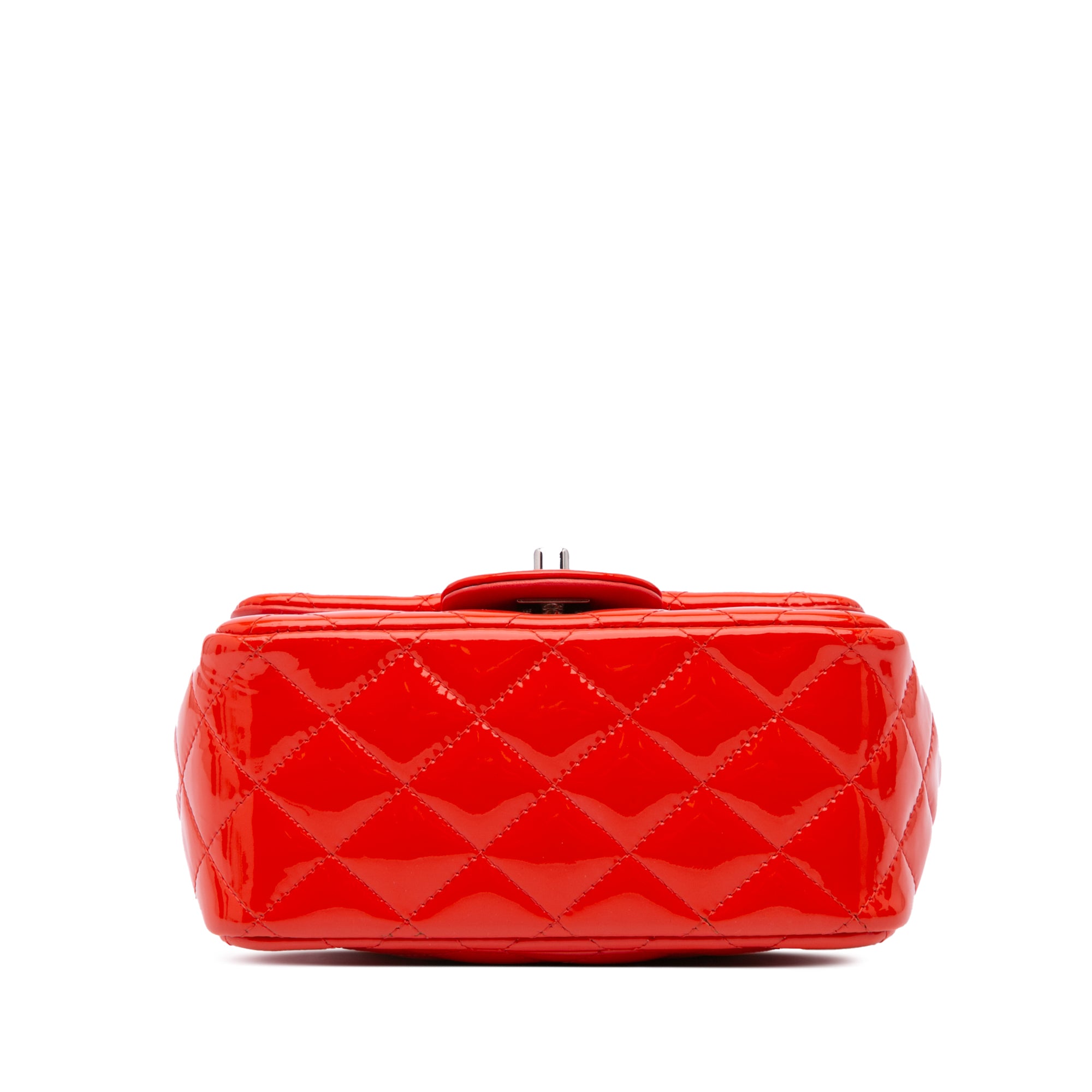 Chanel Mini Square Classic Patent Single Flap - image 3
