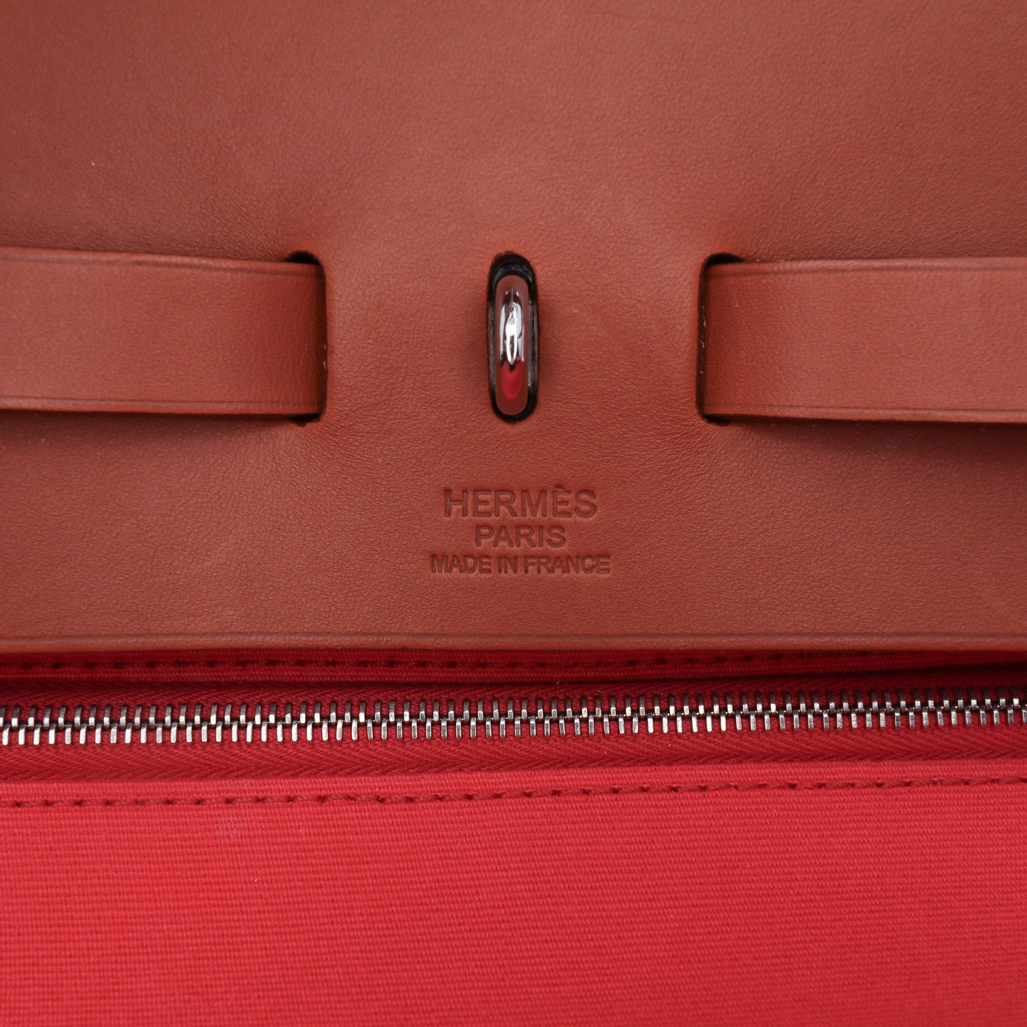 Hermès Toile Herbag Zip 39 - image 6