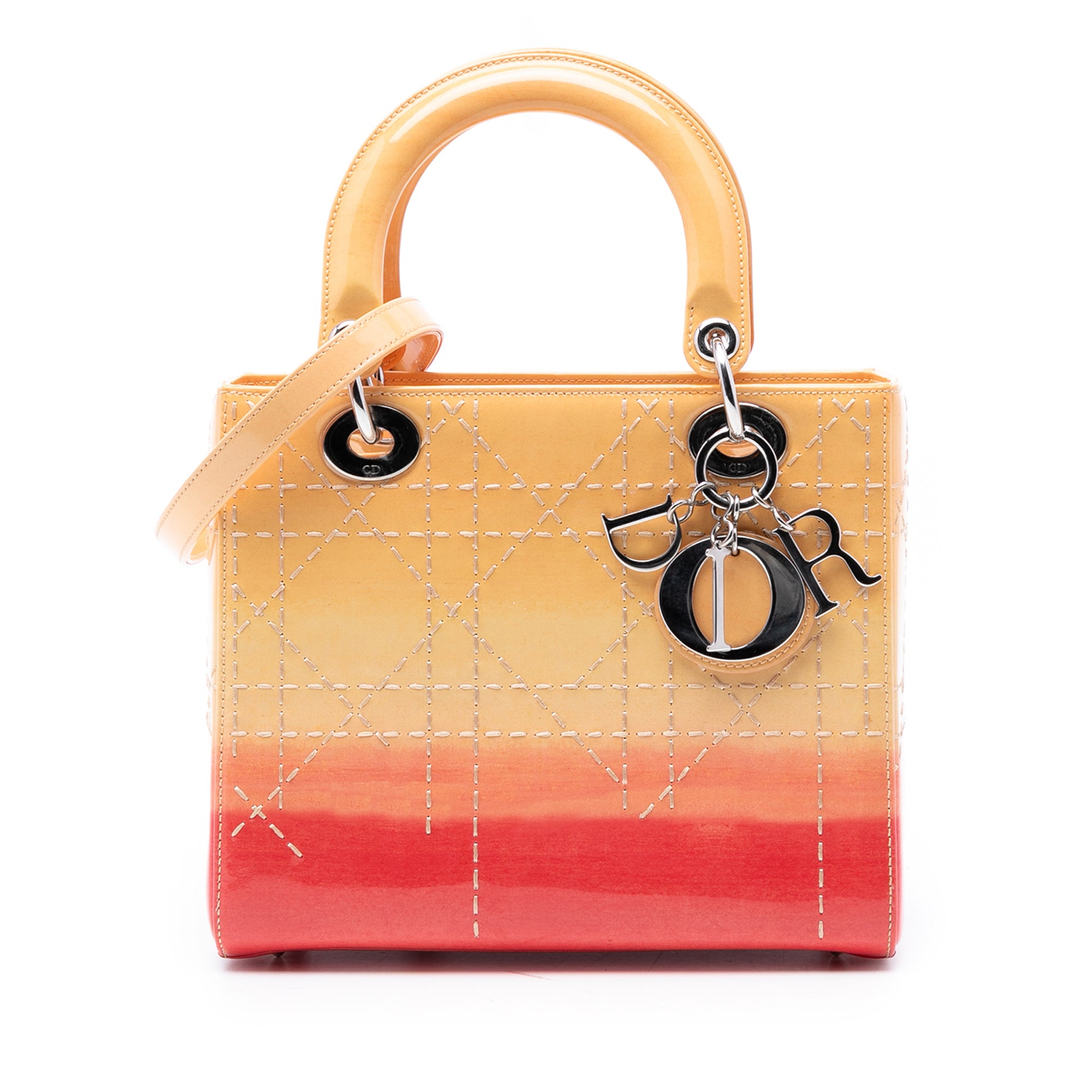 Dior Medium Ombre Patent Cannage Lady Dior - image 1