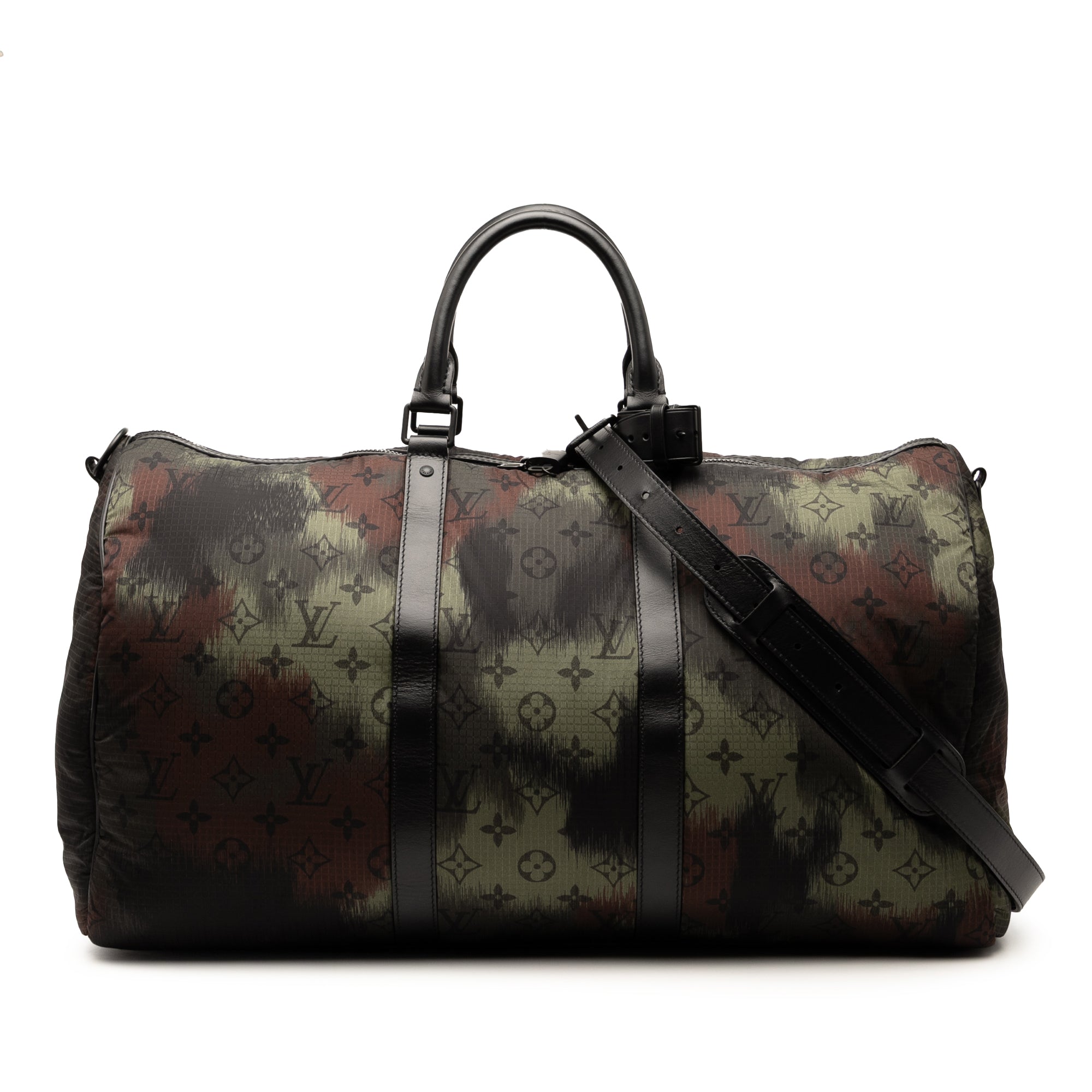 Louis Vuitton Monogram Camouflage Nylon Keepall Bandouliere 50 - image 1