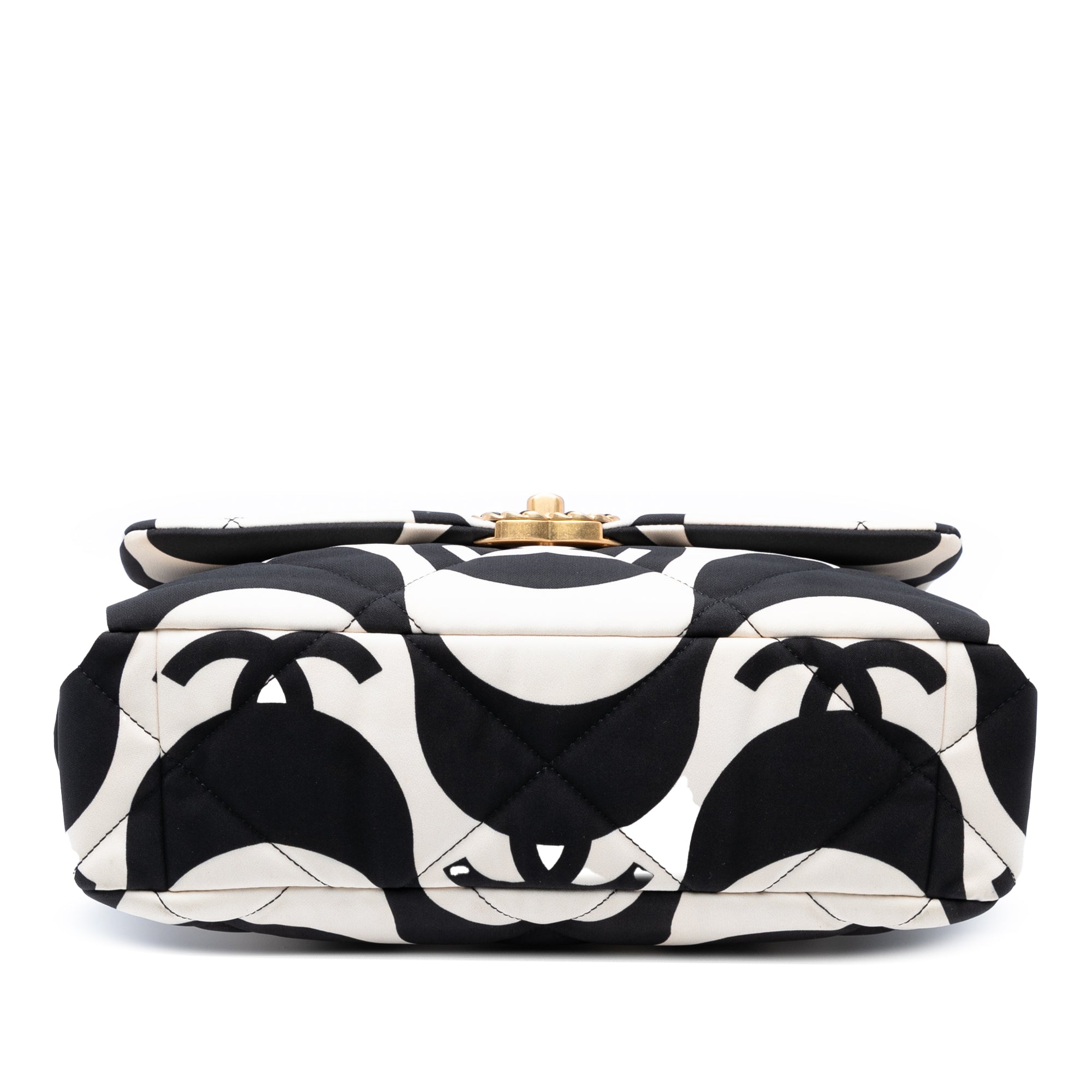 Chanel Large Printed Silk 19 Flap - image 3