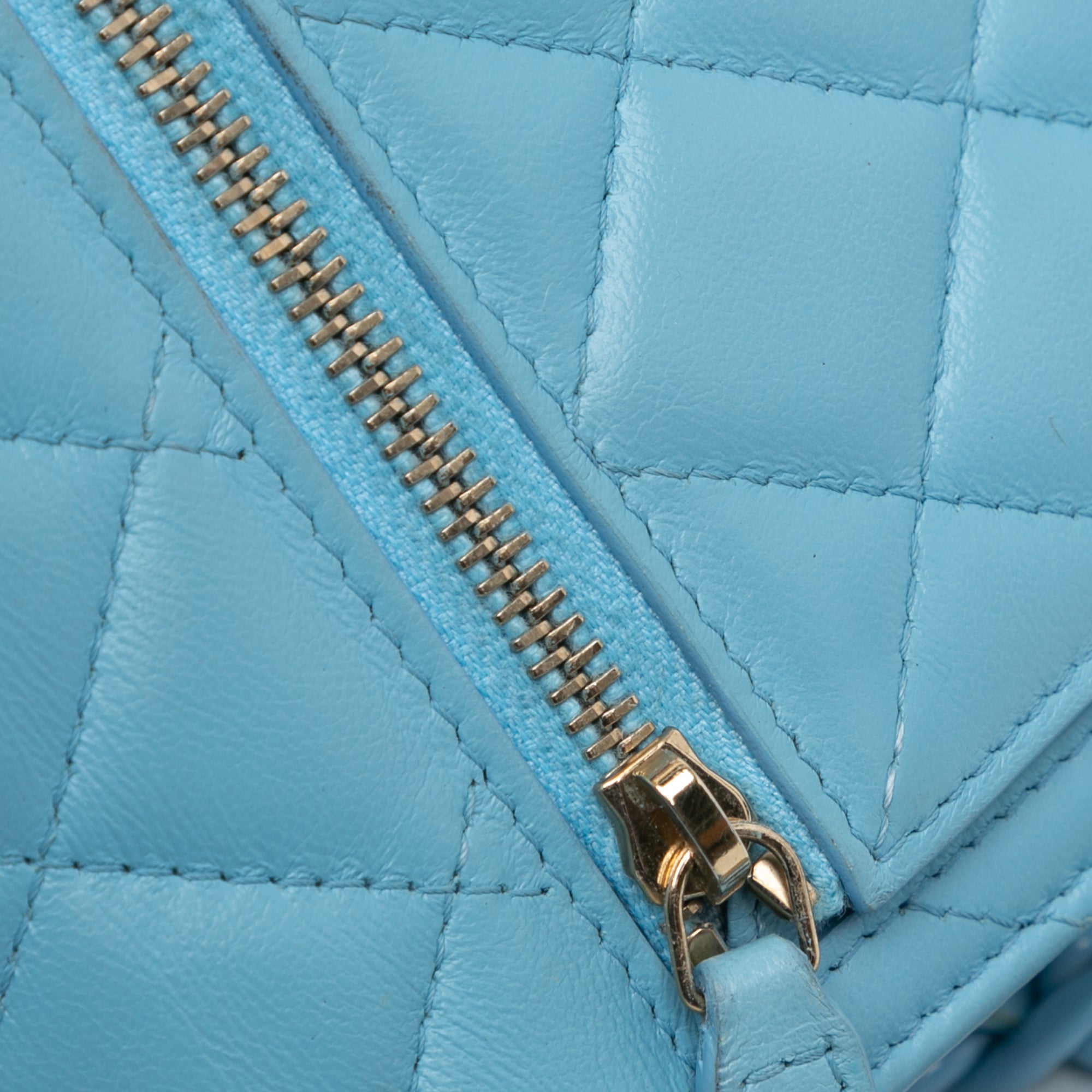 Chanel Quilted Lambskin Candy Chain Wallet - image 10