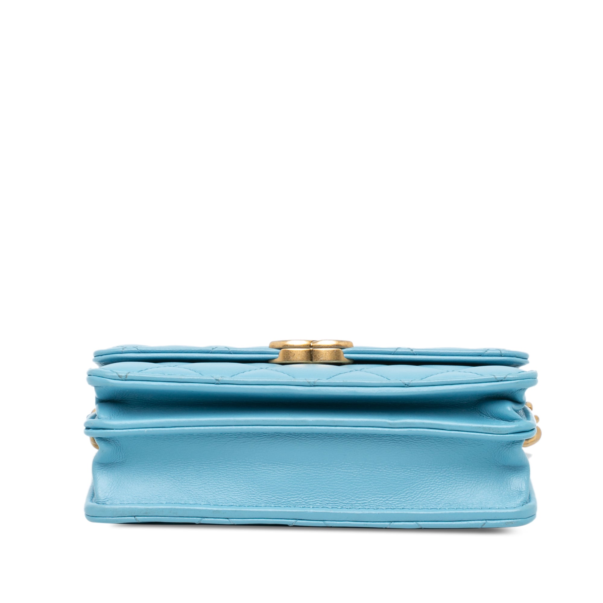 Chanel Quilted Lambskin Candy Chain Wallet - image 3