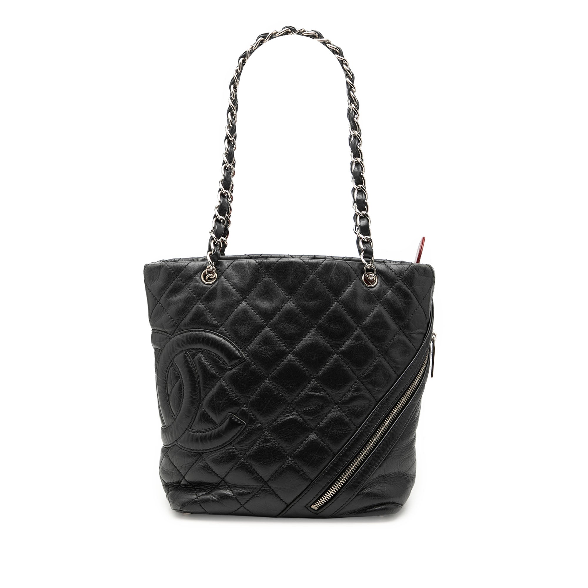 Chanel Small Quilted Aged Calfskin Cotton Club Tote - image 1