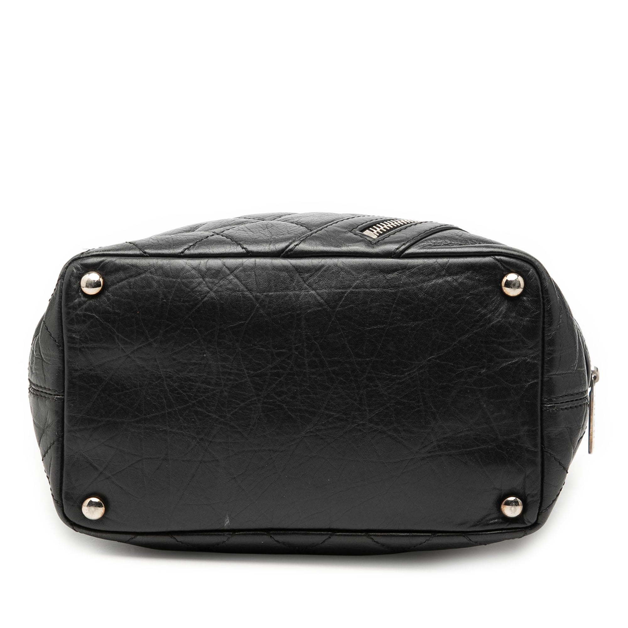 Chanel Small Quilted Aged Calfskin Cotton Club Tote - image 3