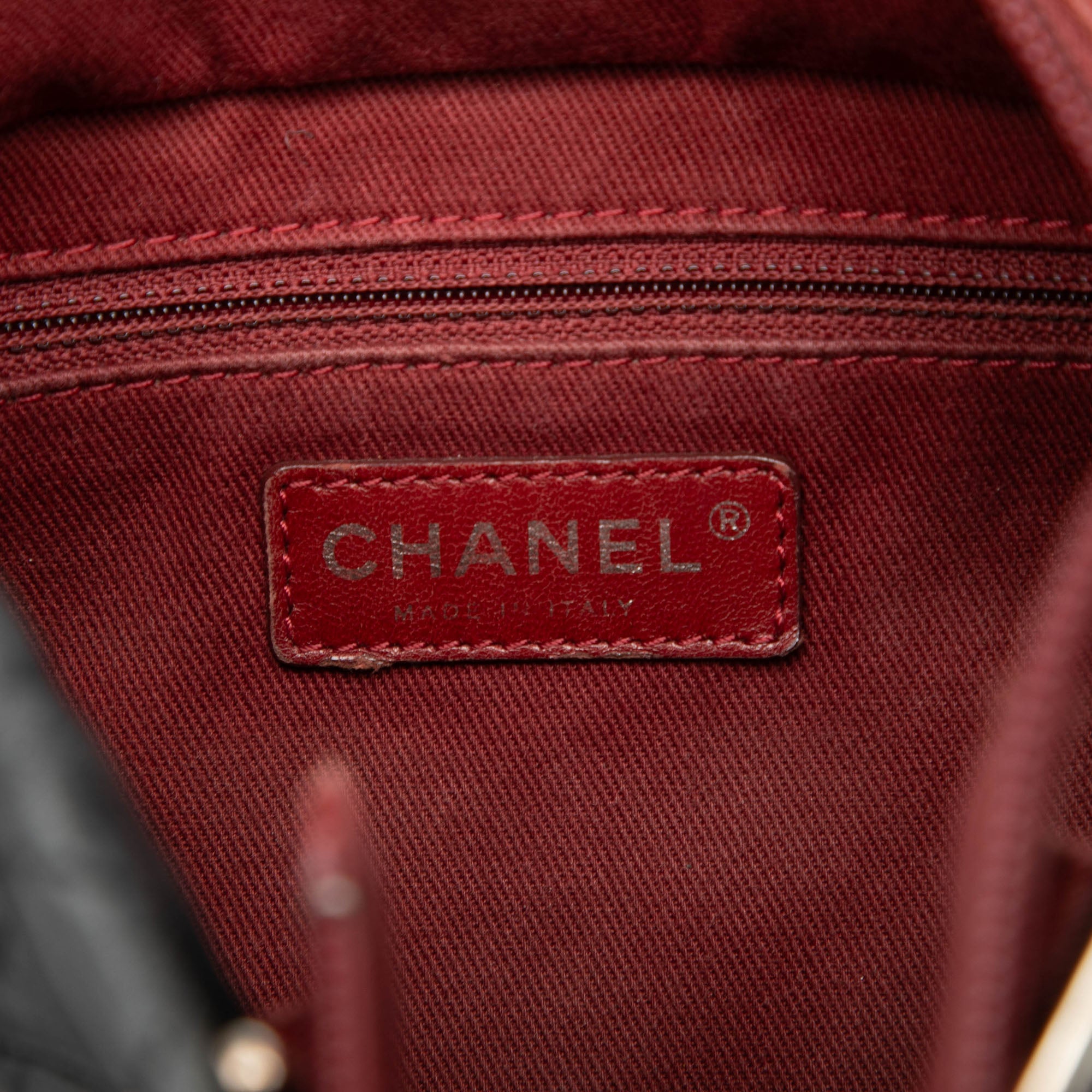 Chanel Small Quilted Aged Calfskin Cotton Club Tote - image 5