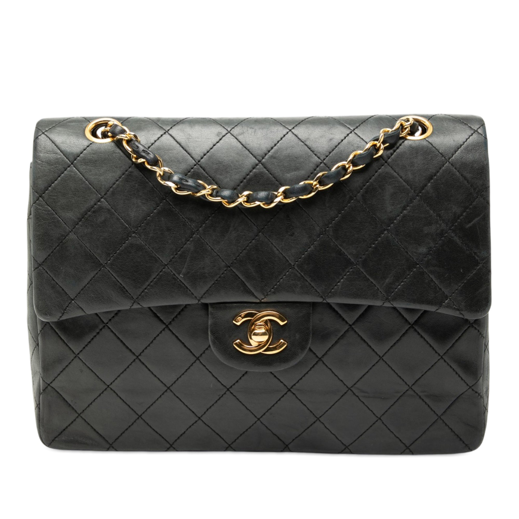 Chanel Medium Tall Classic Lambskin Double Flap - image 1