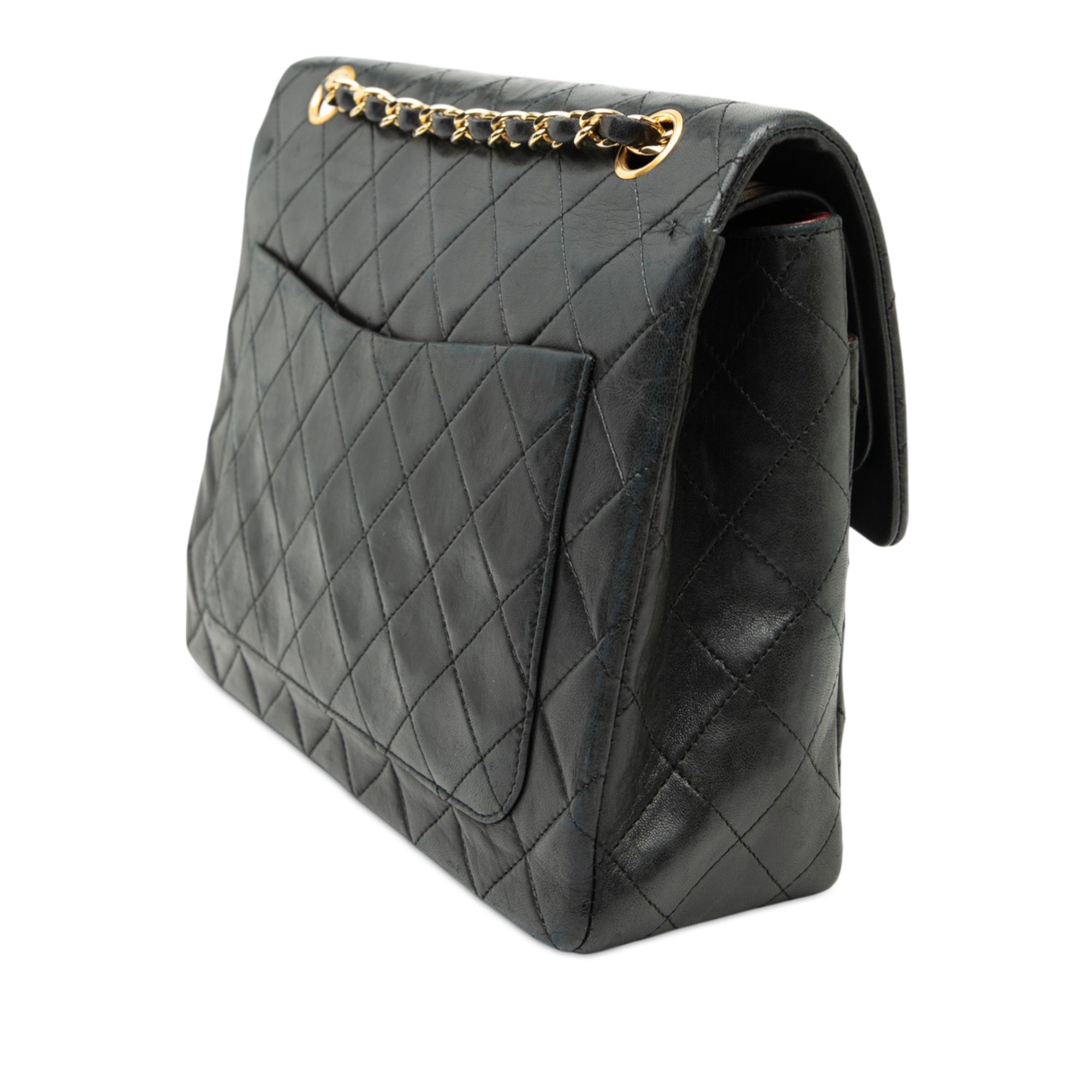 Chanel Medium Tall Classic Lambskin Double Flap - image 2