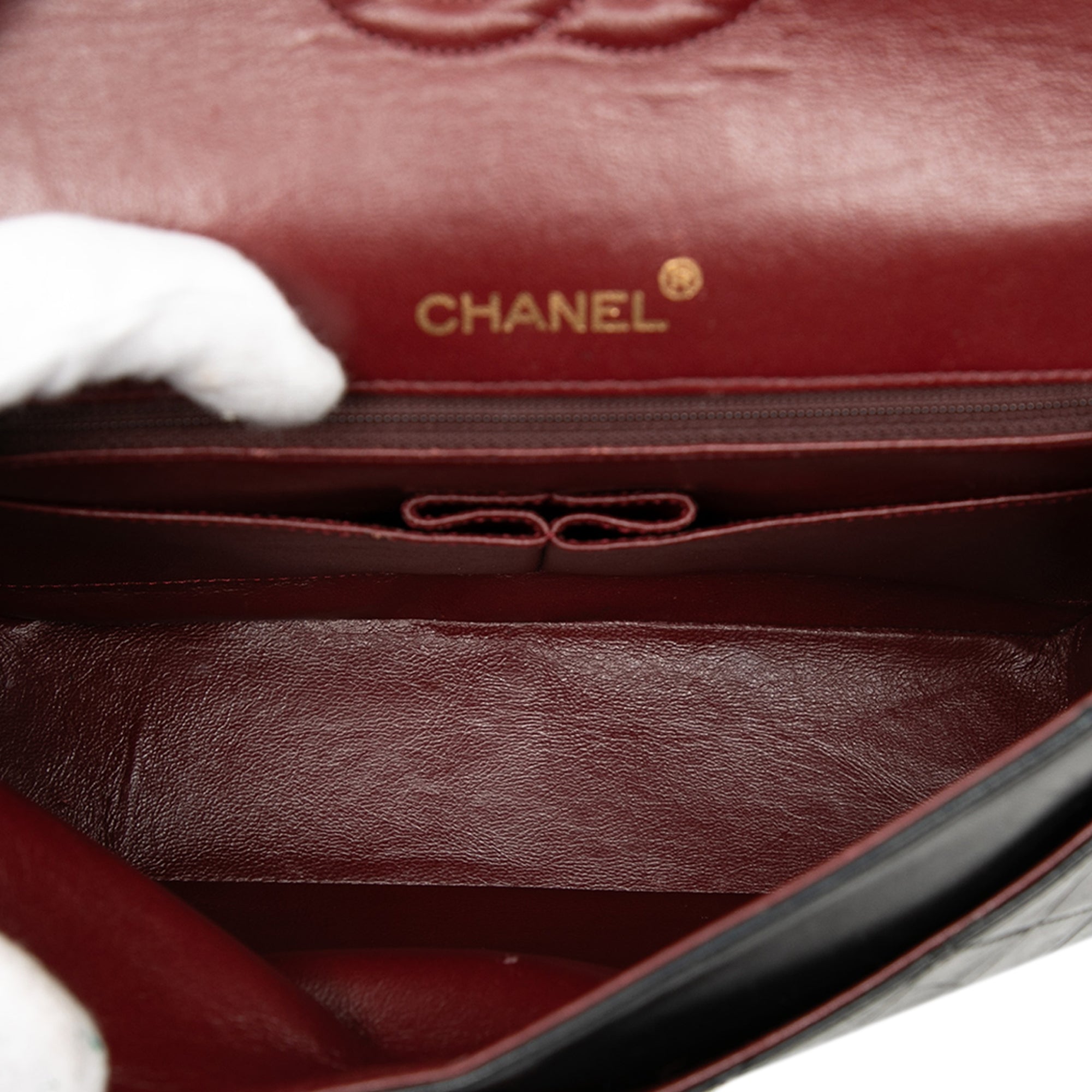 Chanel Medium Tall Classic Lambskin Double Flap - image 4