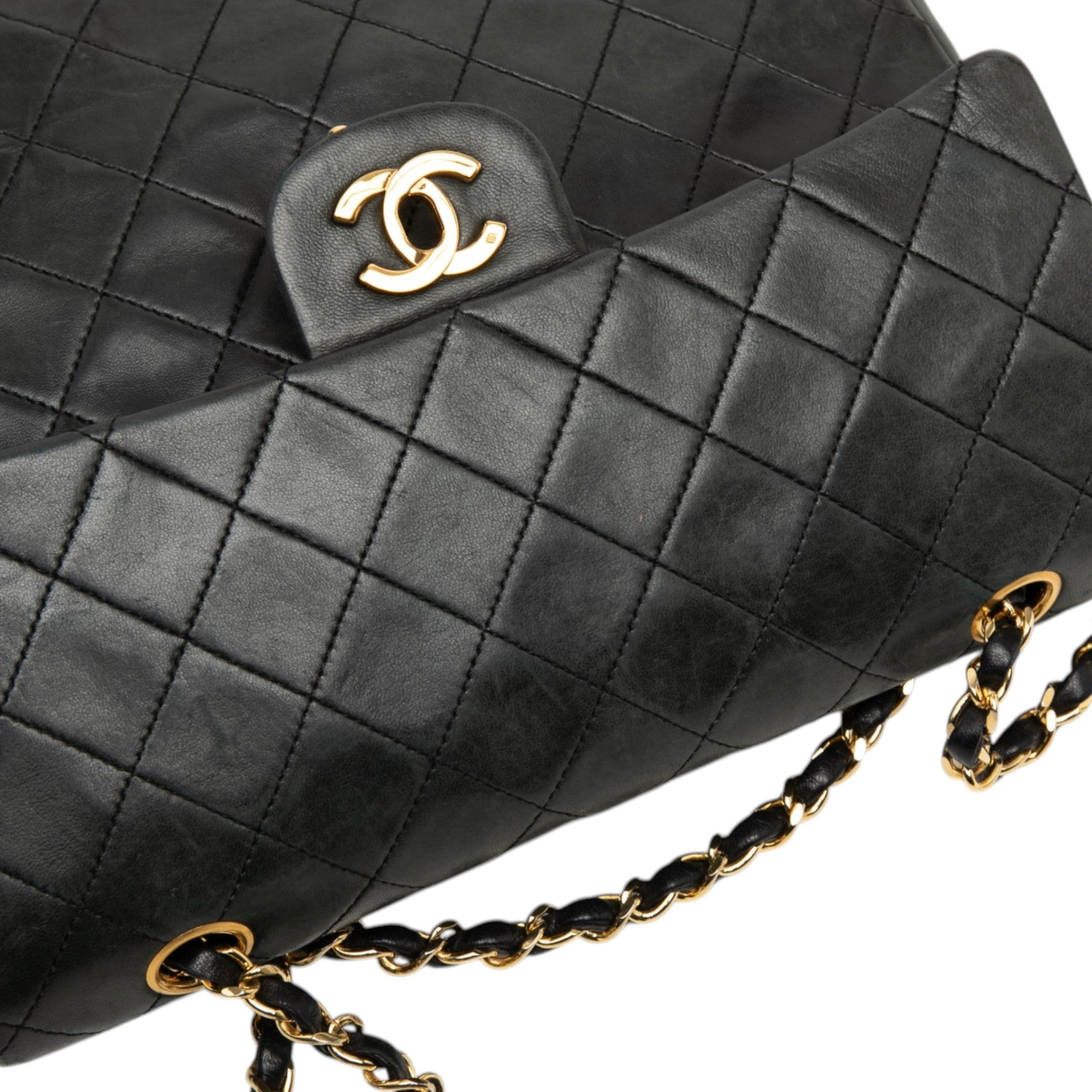Chanel Medium Tall Classic Lambskin Double Flap - image 7