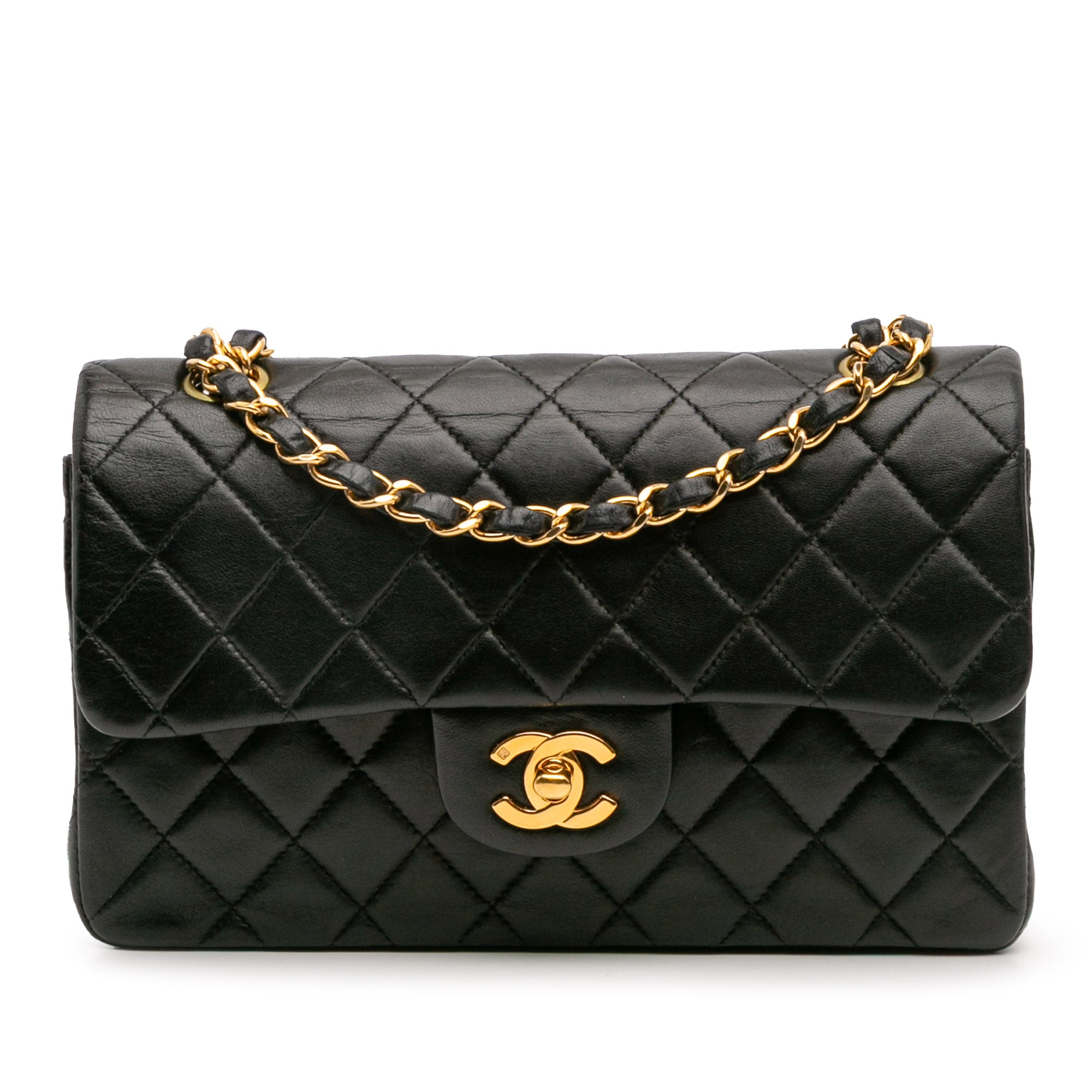 Chanel Small Classic Lambskin Double Flap - image 1