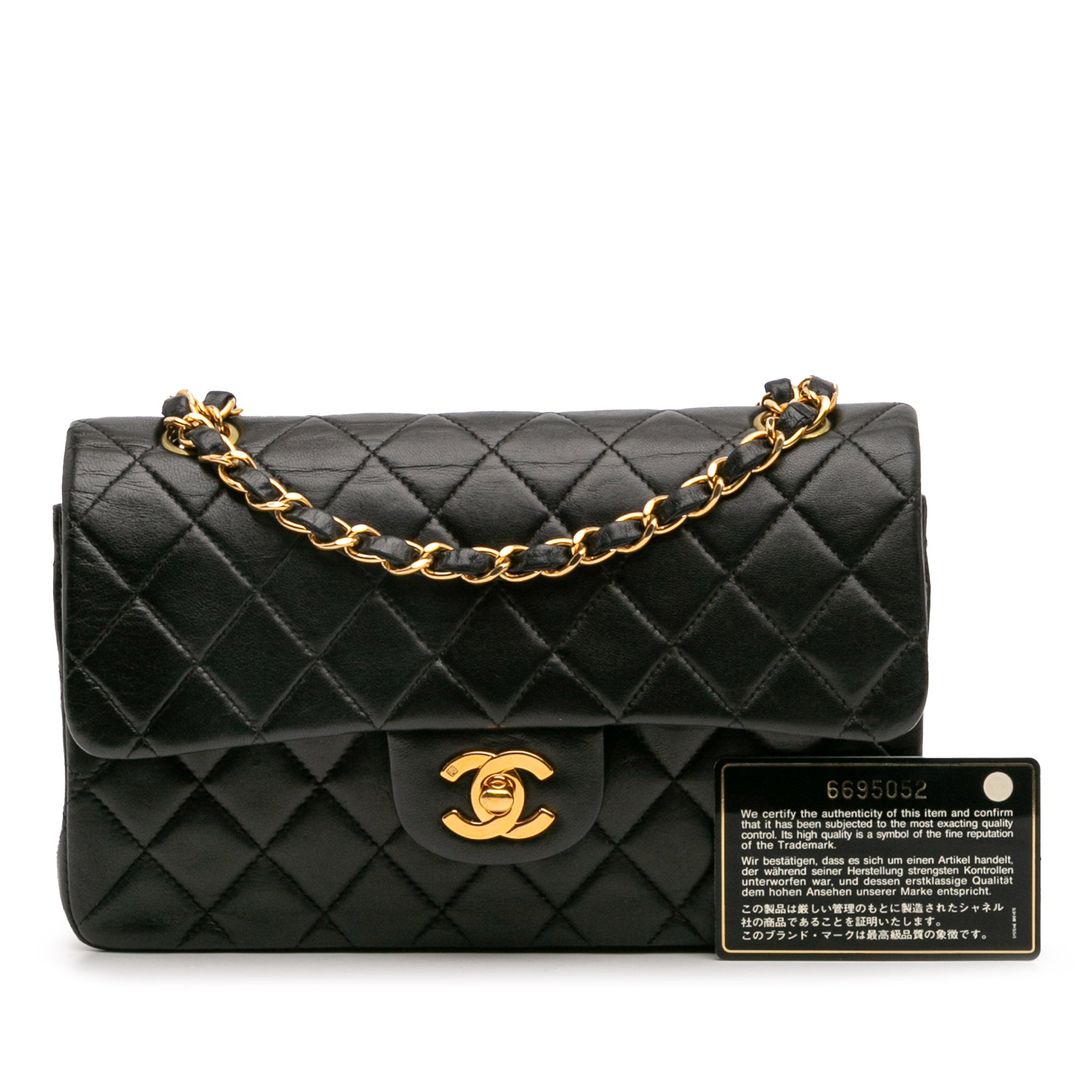Chanel Small Classic Lambskin Double Flap - image 14