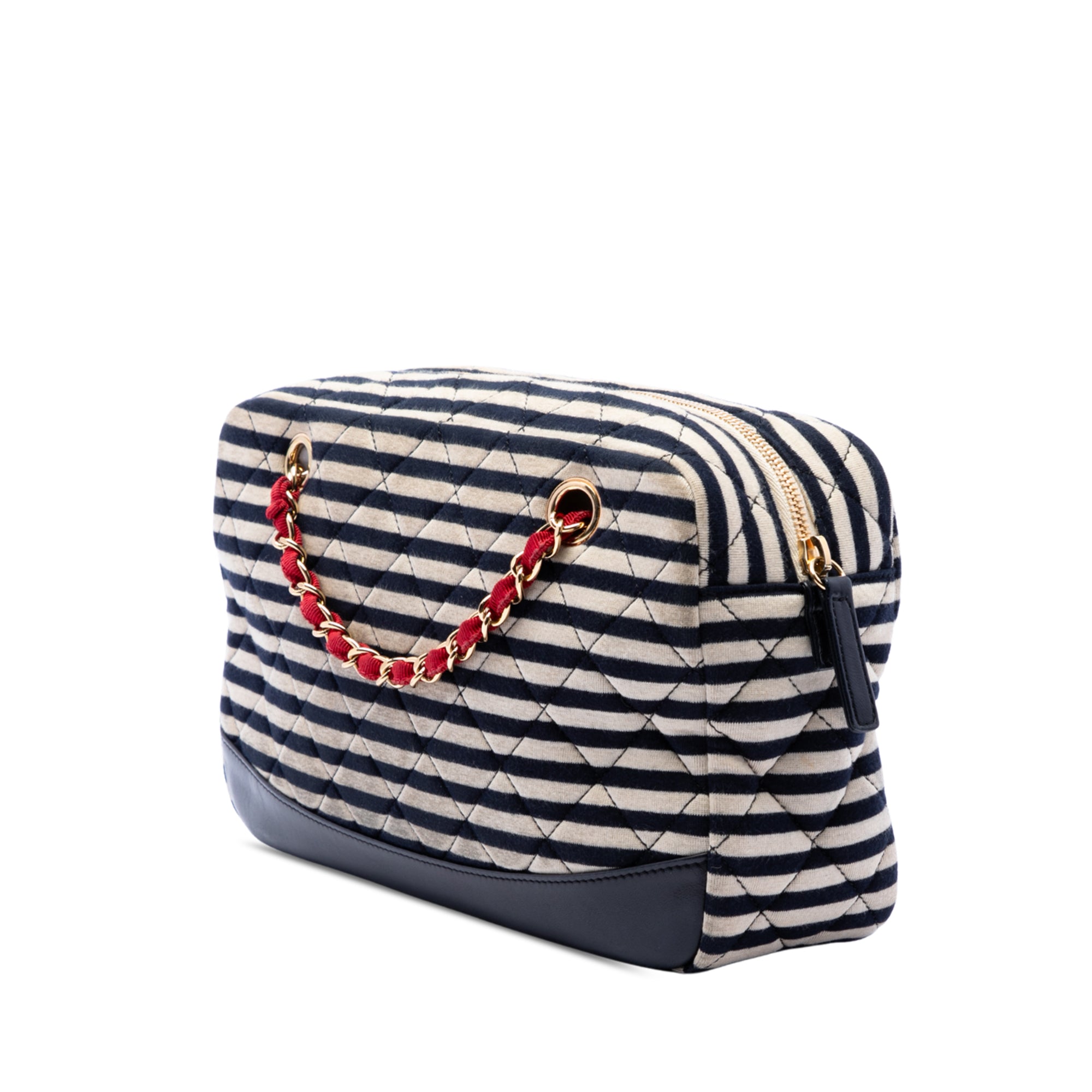 Chanel Quilted Jersey and Lambskin Coco Sailor Camera Bag - image 2