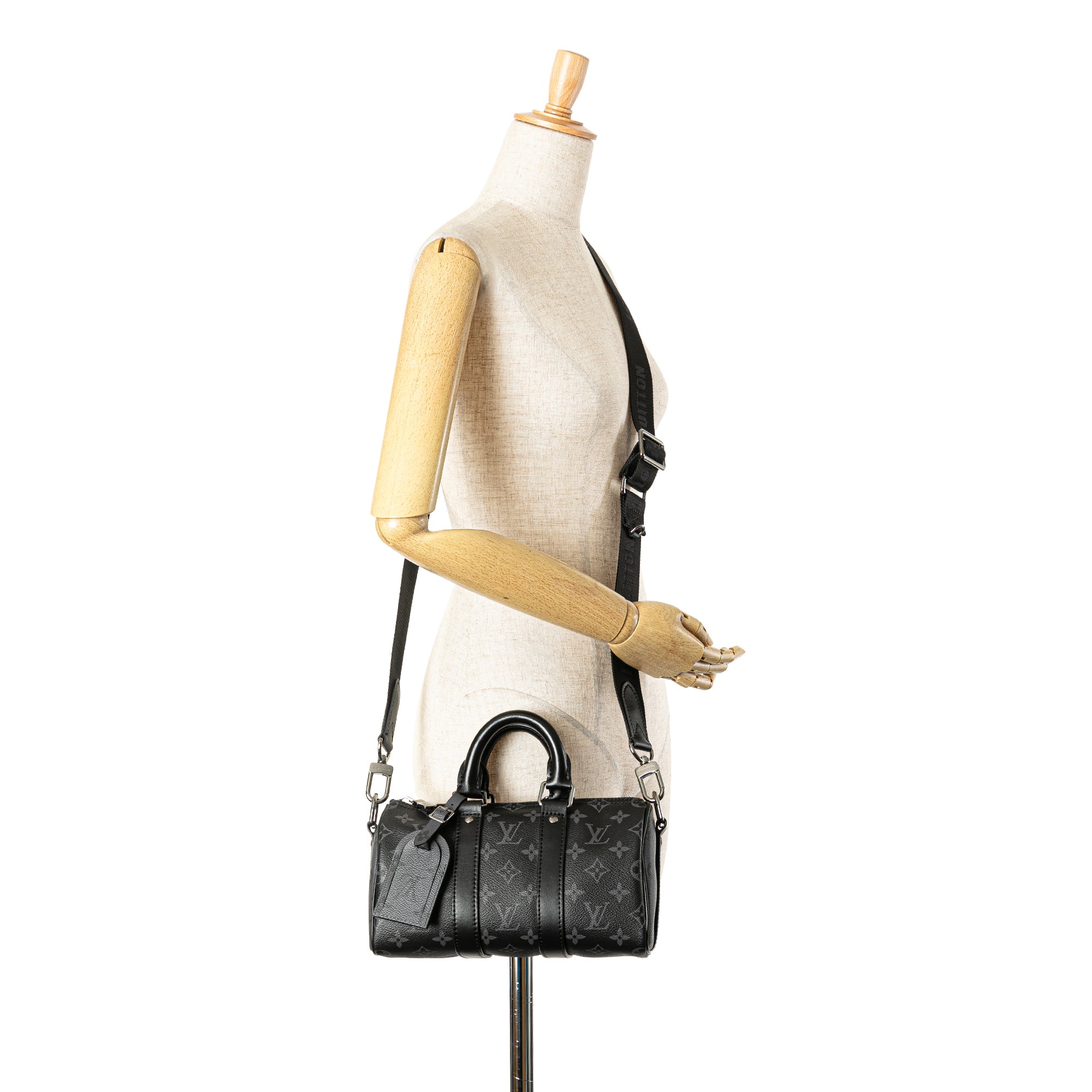 Louis Vuitton Monogram Eclipse Keepall Bandouliere XS - image 7