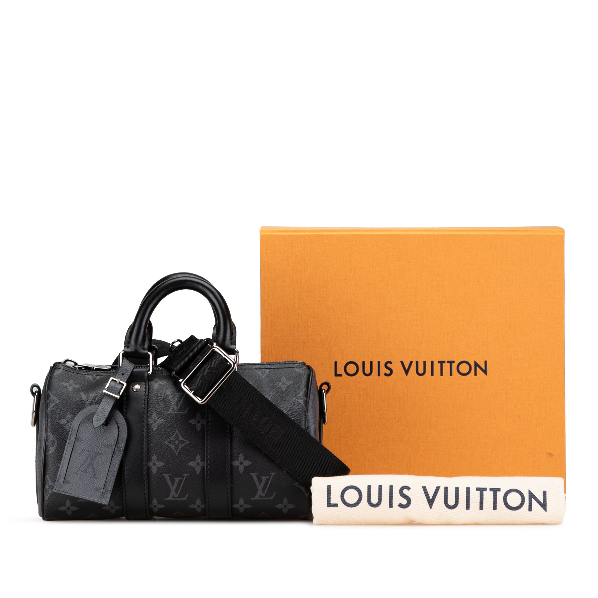 Louis Vuitton Monogram Eclipse Keepall Bandouliere XS - image 8