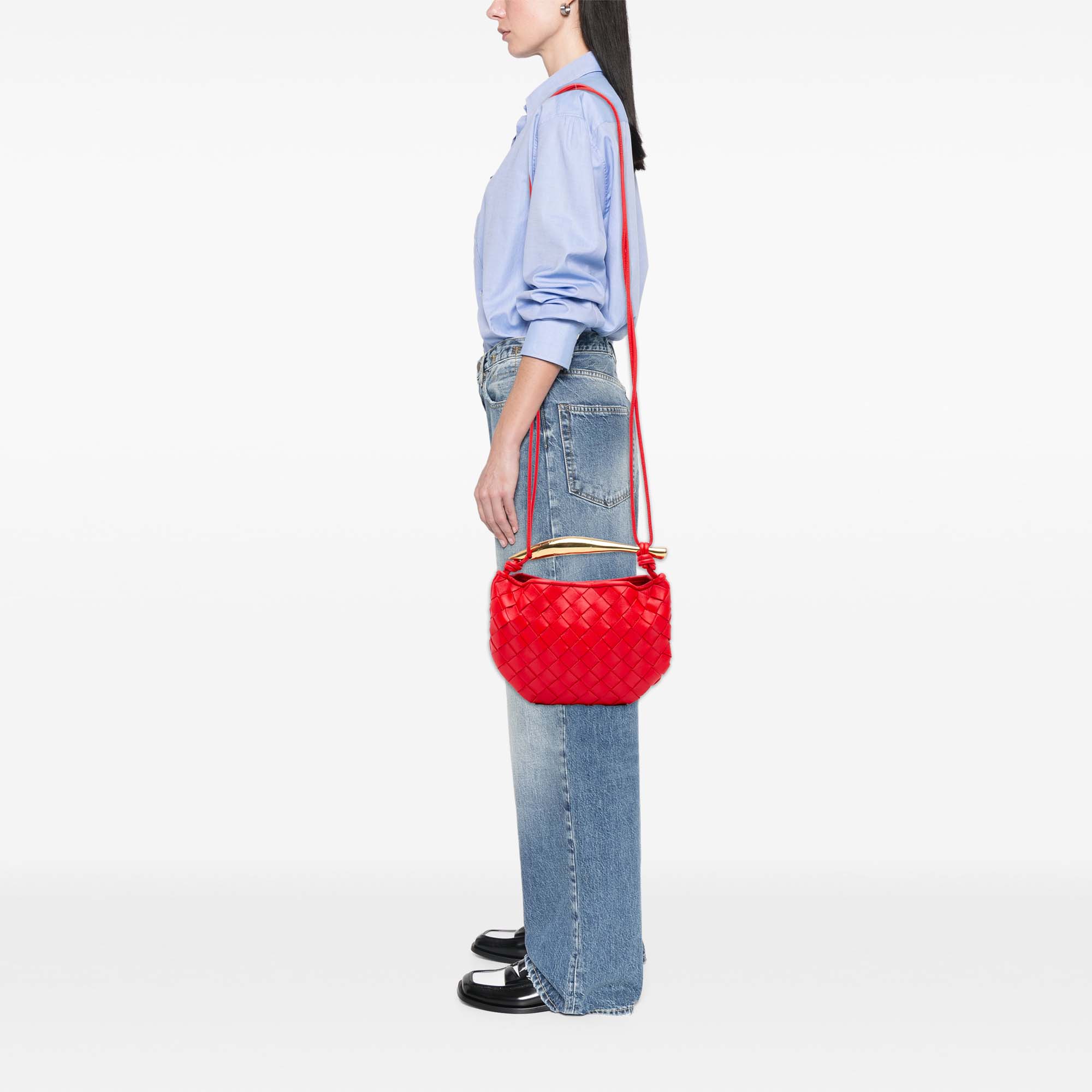 Bottega Veneta Baby Lambskin Intrecciato Sardine - image 10