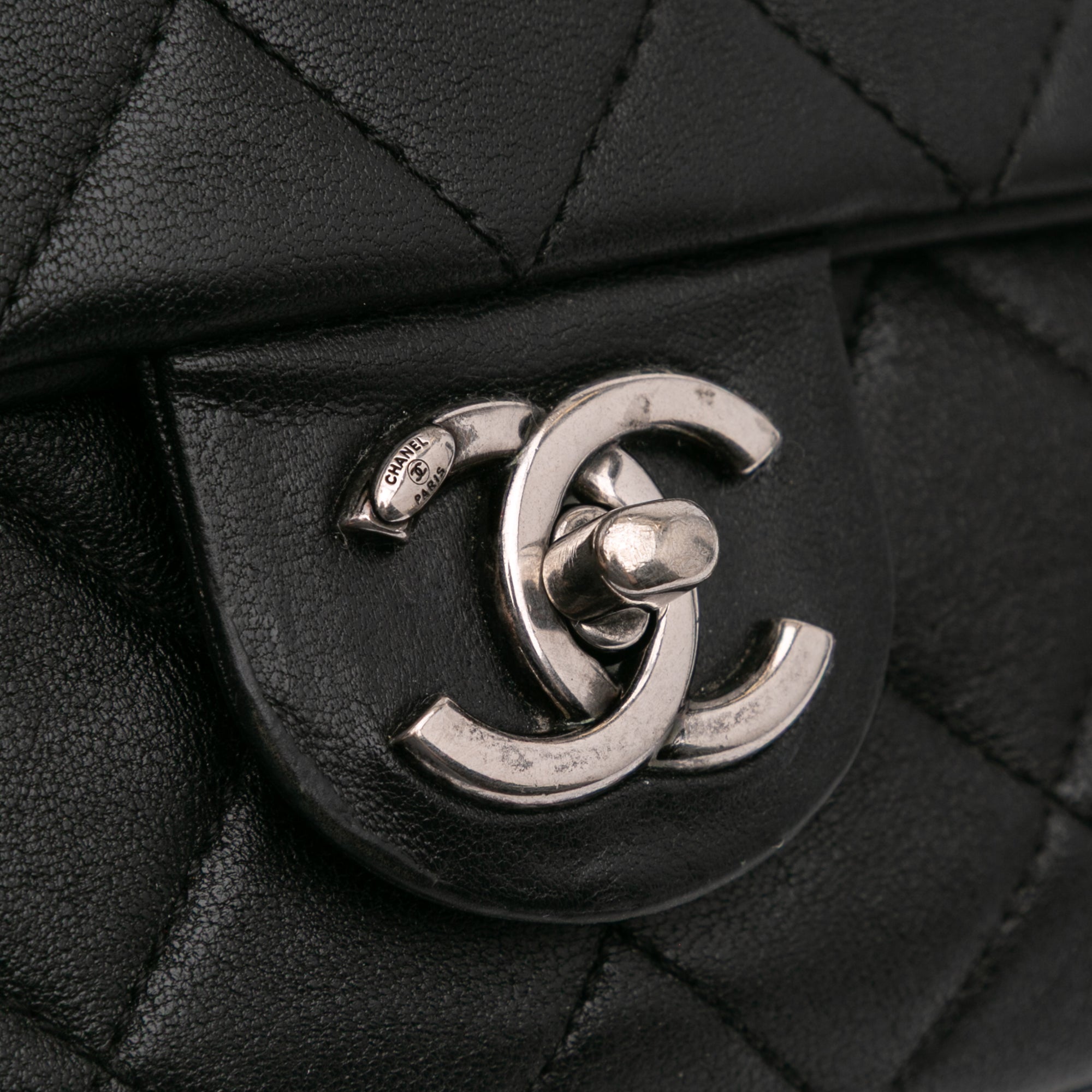 Chanel Quilted Lambskin Burgundy Rocks Flap - image 9