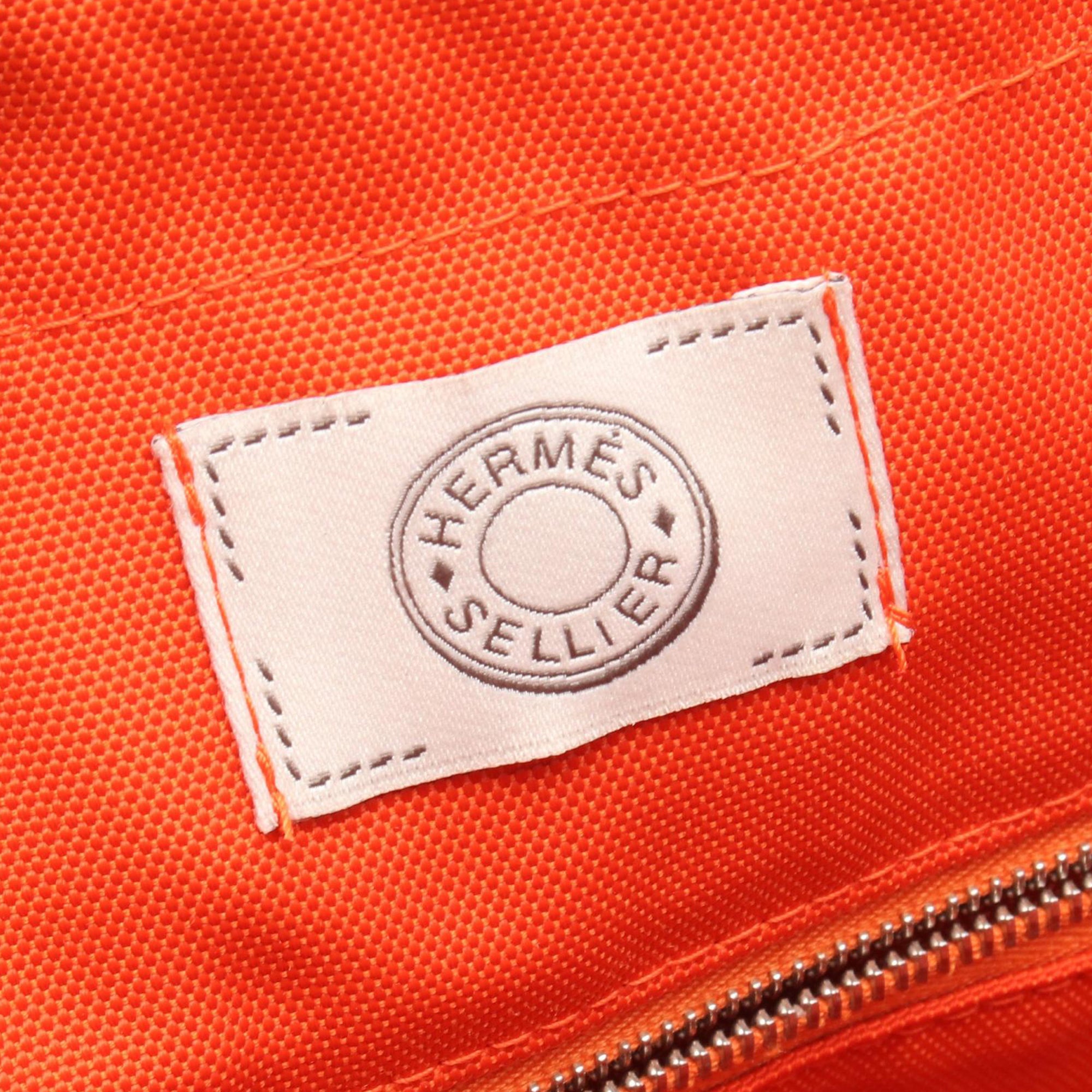 Hermès Toile Sac de Pansage Grooming Bag - image 4