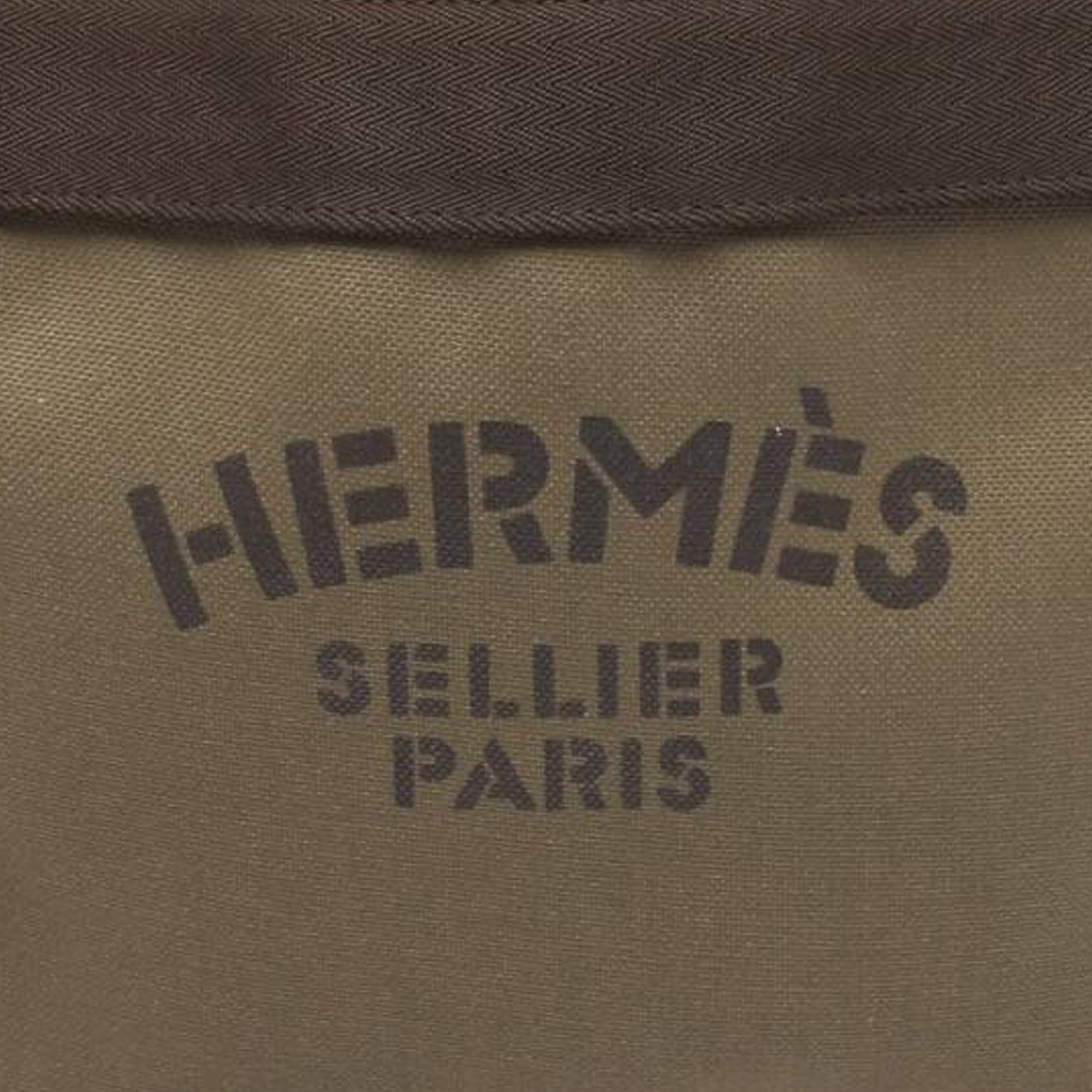 Hermès Toile Sac de Pansage Grooming Bag - image 6