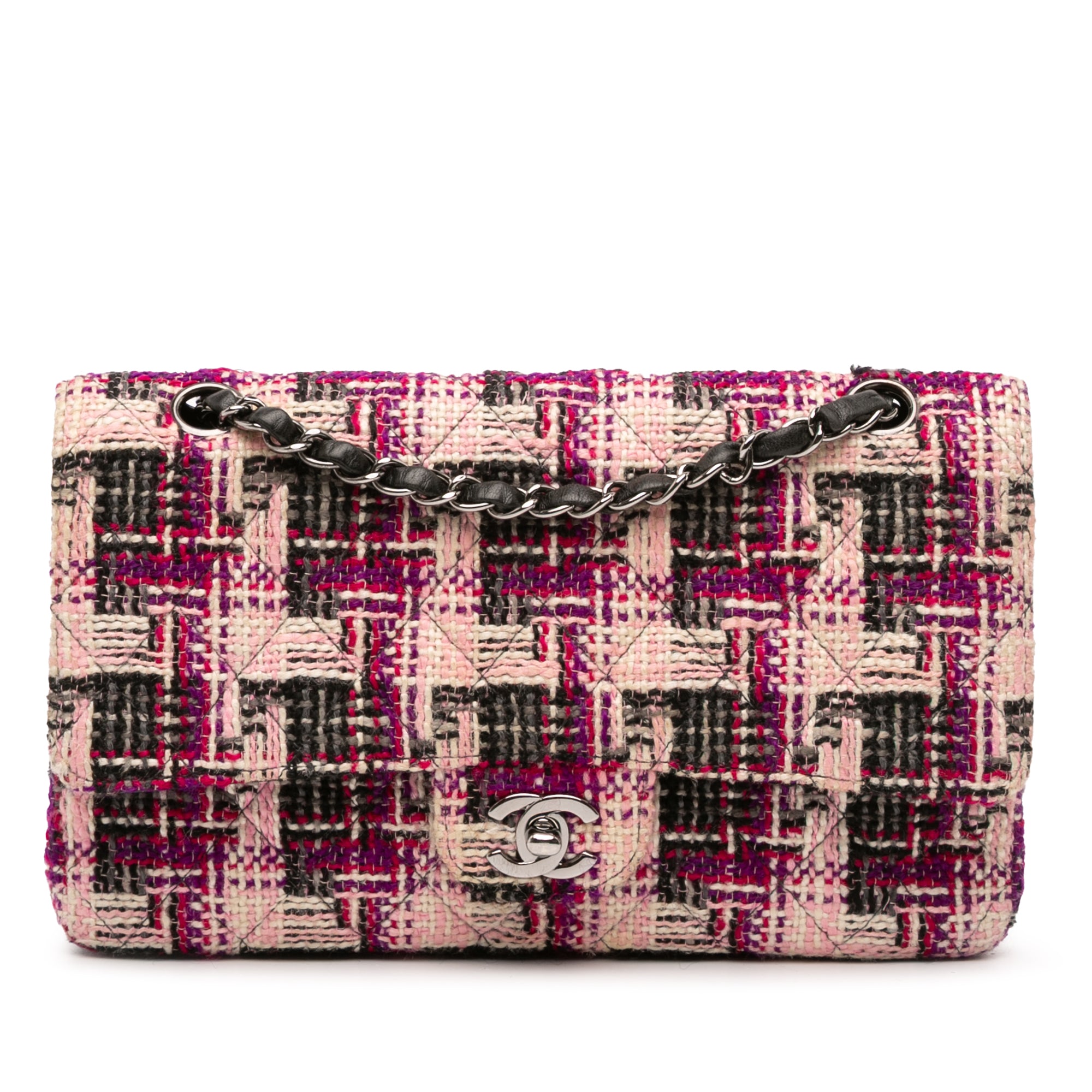 Chanel Medium Classic Tweed Double Flap - image 1