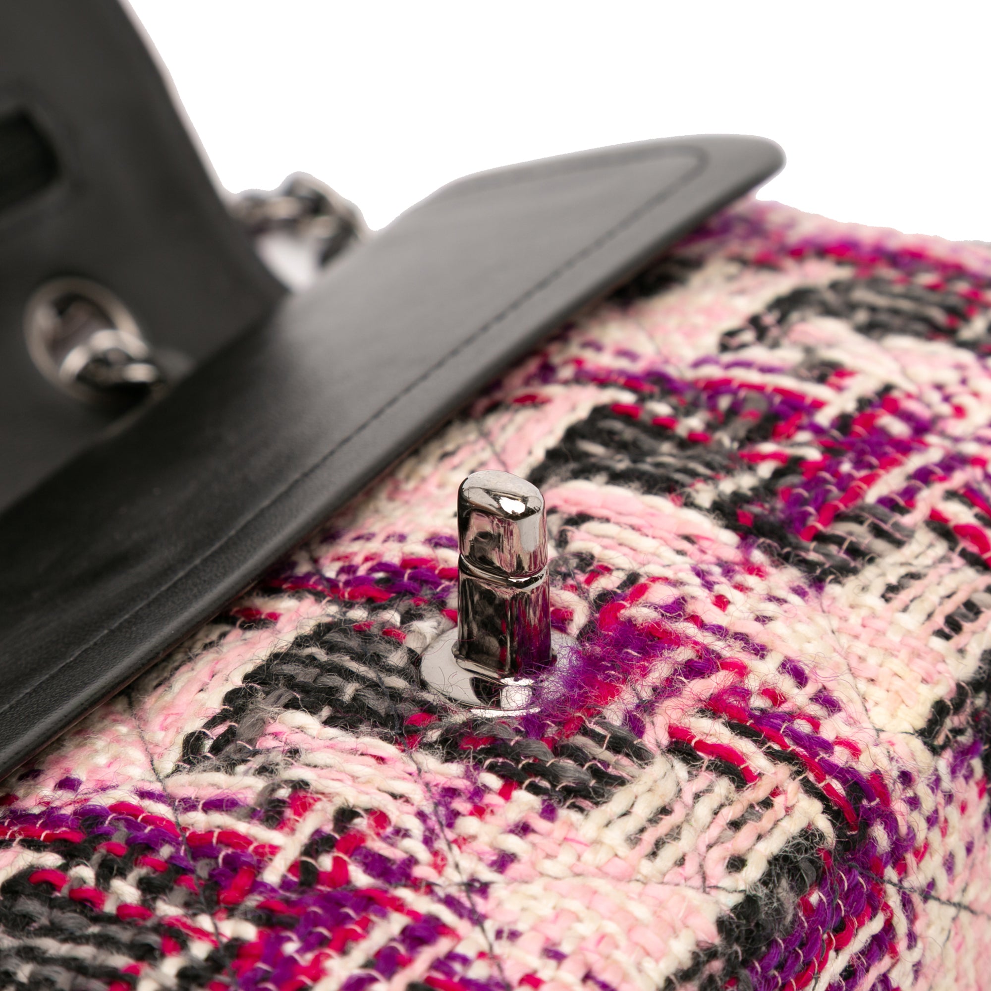 Chanel Medium Classic Tweed Double Flap - image 9