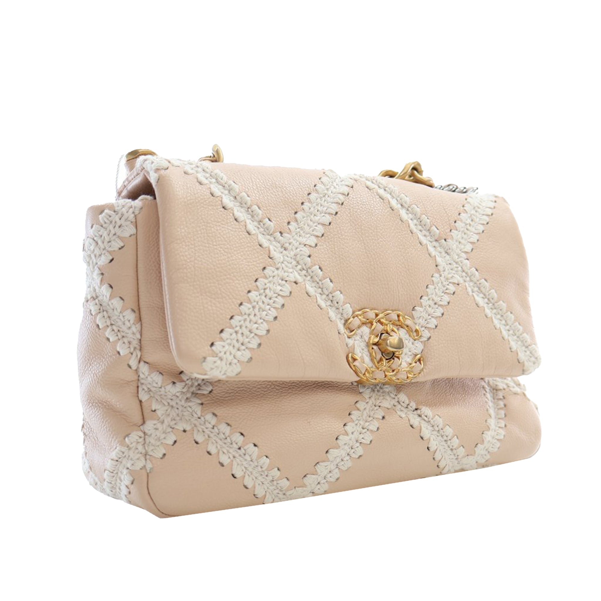 Chanel Medium Crochet Calfskin 19 Flap - image 2