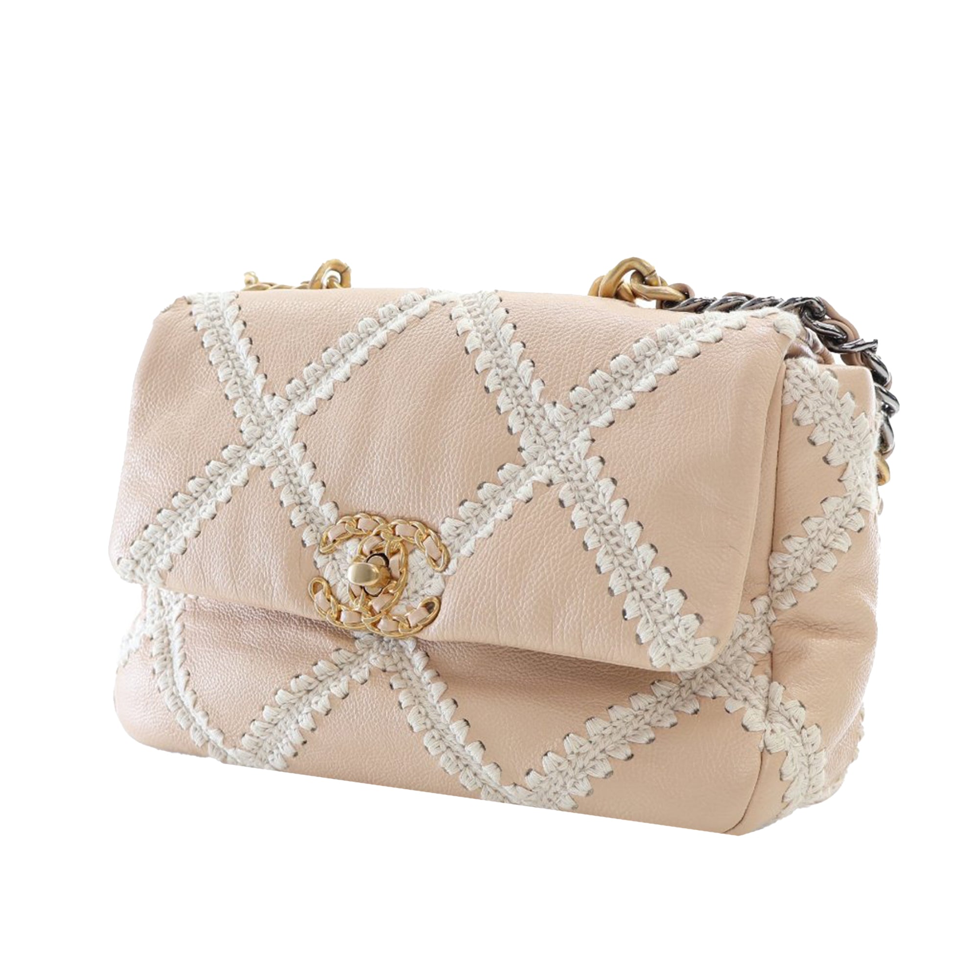 Chanel Medium Crochet Calfskin 19 Flap - image 3