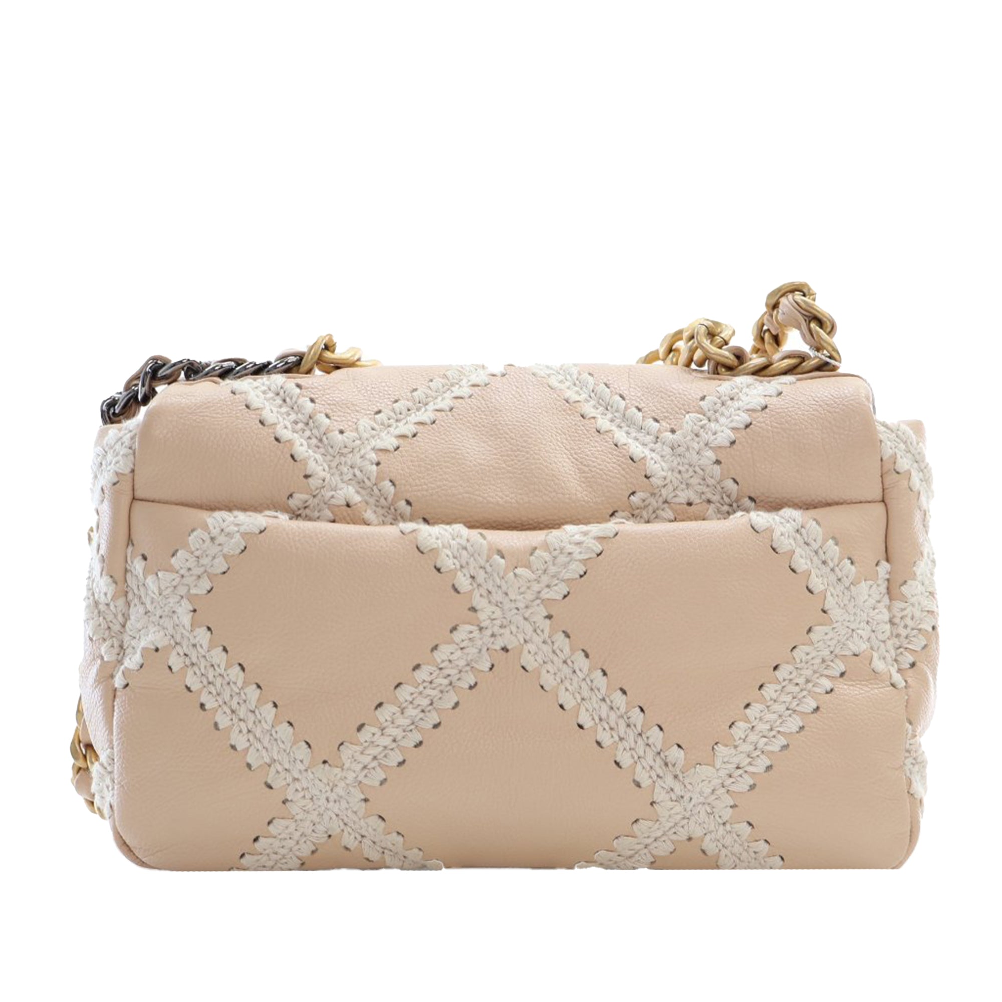 Chanel Medium Crochet Calfskin 19 Flap - image 4