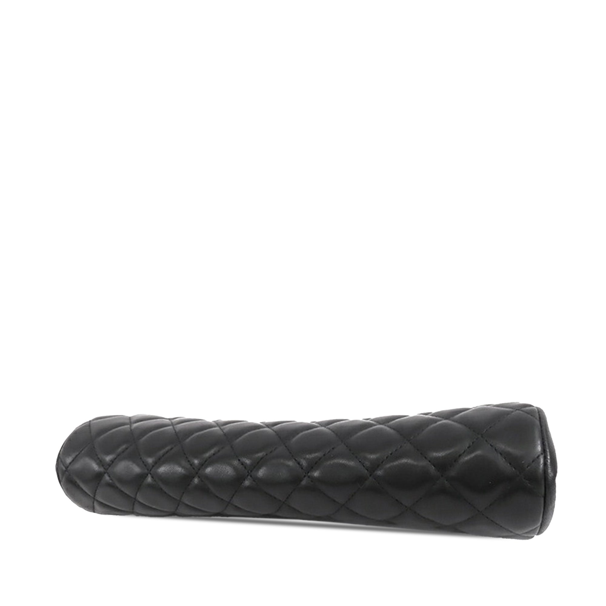Chanel Quilted Lambskin Frame Clutch - image 3
