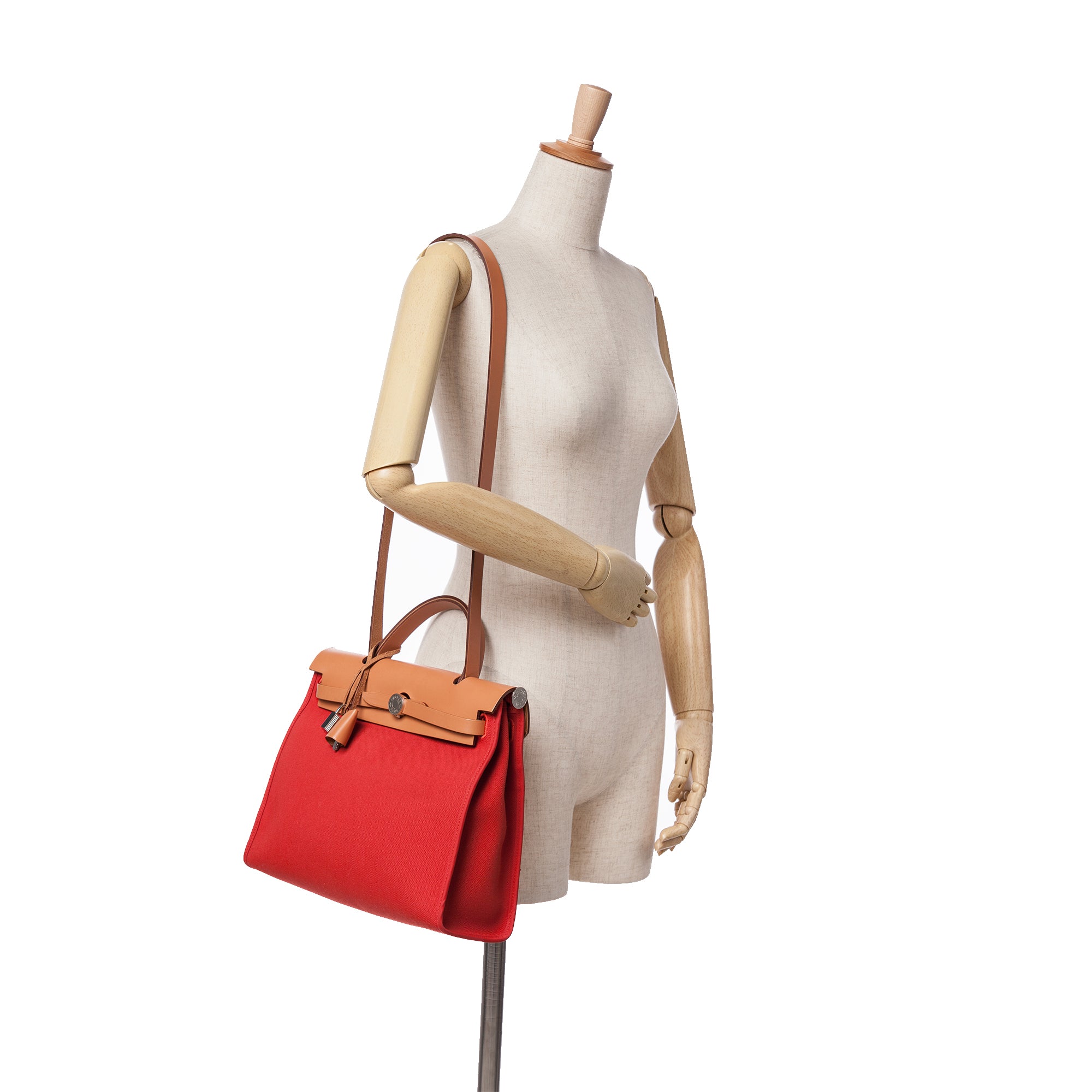 Hermès Toile Herbag Zip 31 - image 8
