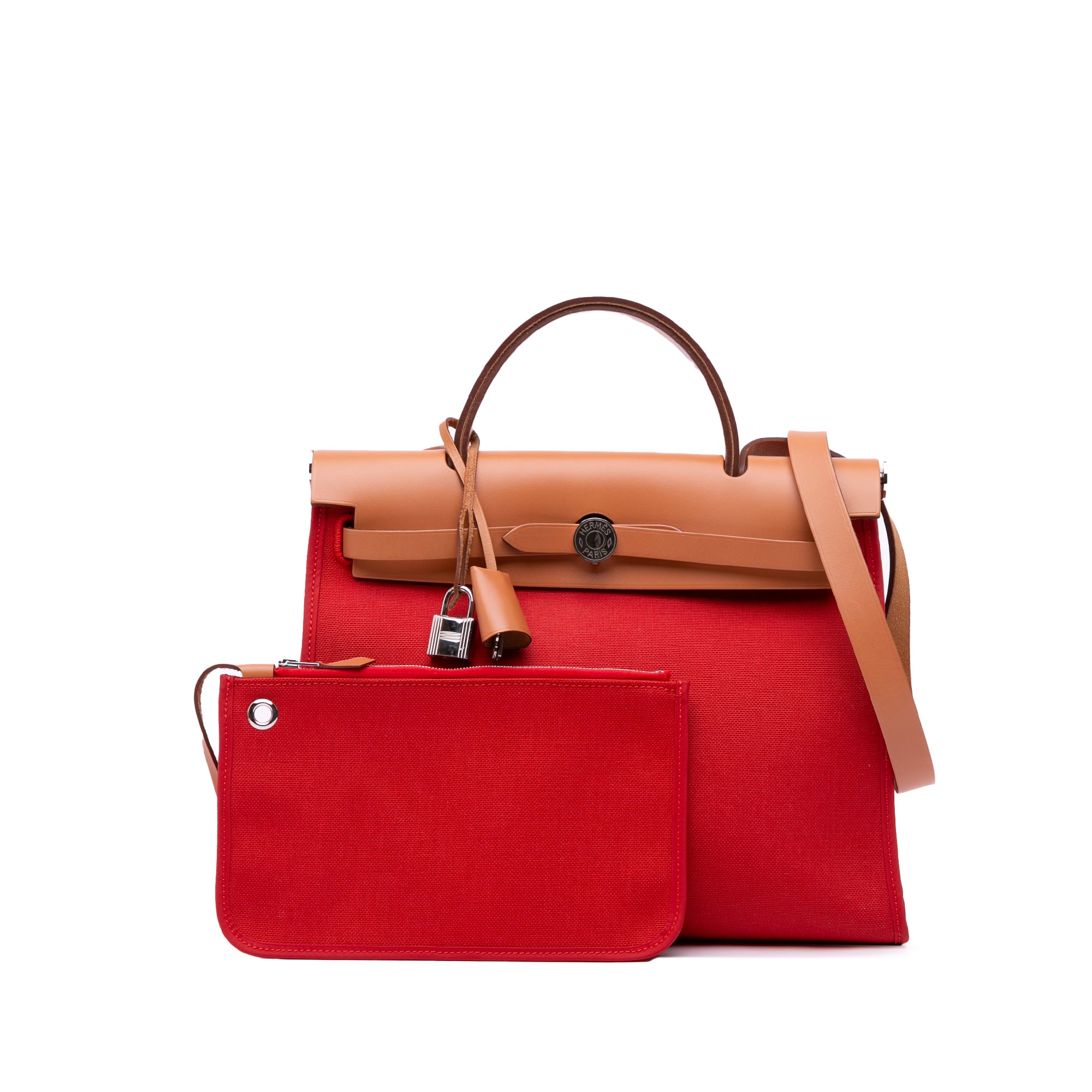 Hermès Toile Herbag Zip 31 - image 9