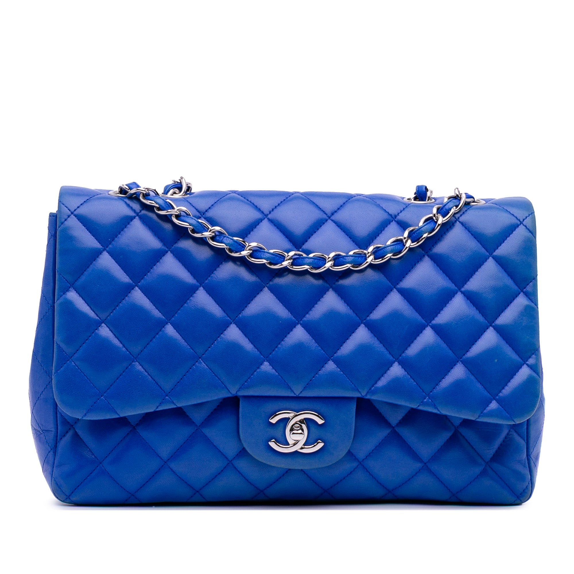 Chanel Jumbo Classic Lambskin Single Flap - image 1