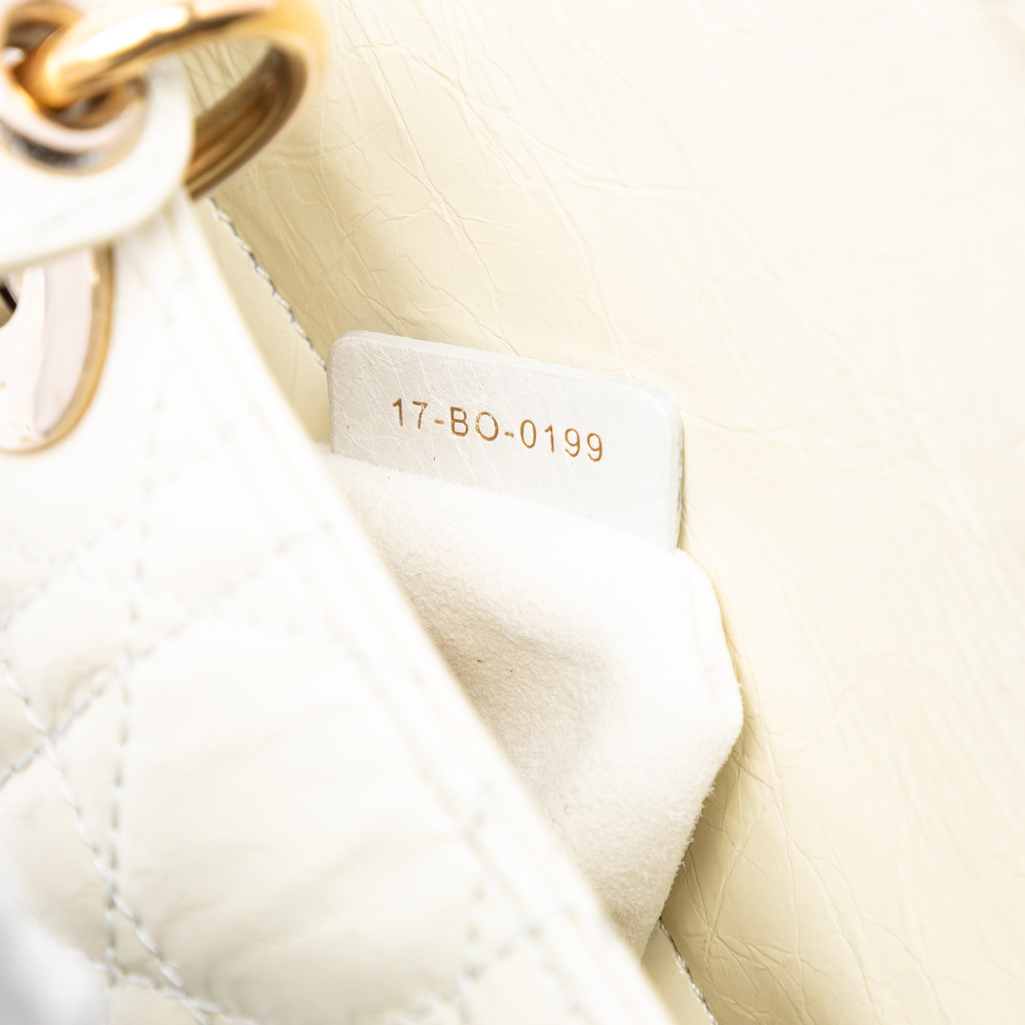 Dior Mini Crinkled Calfskin Cannage Lady Dior - image 5