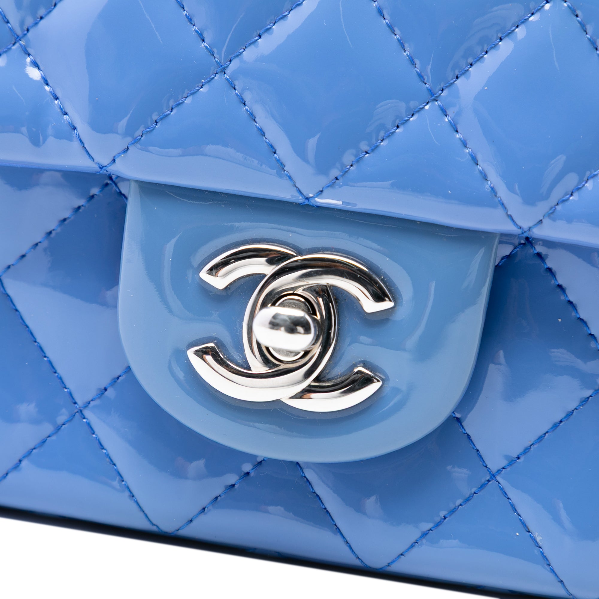 Chanel Mini Rectangular Classic Patent Single Flap - image 6