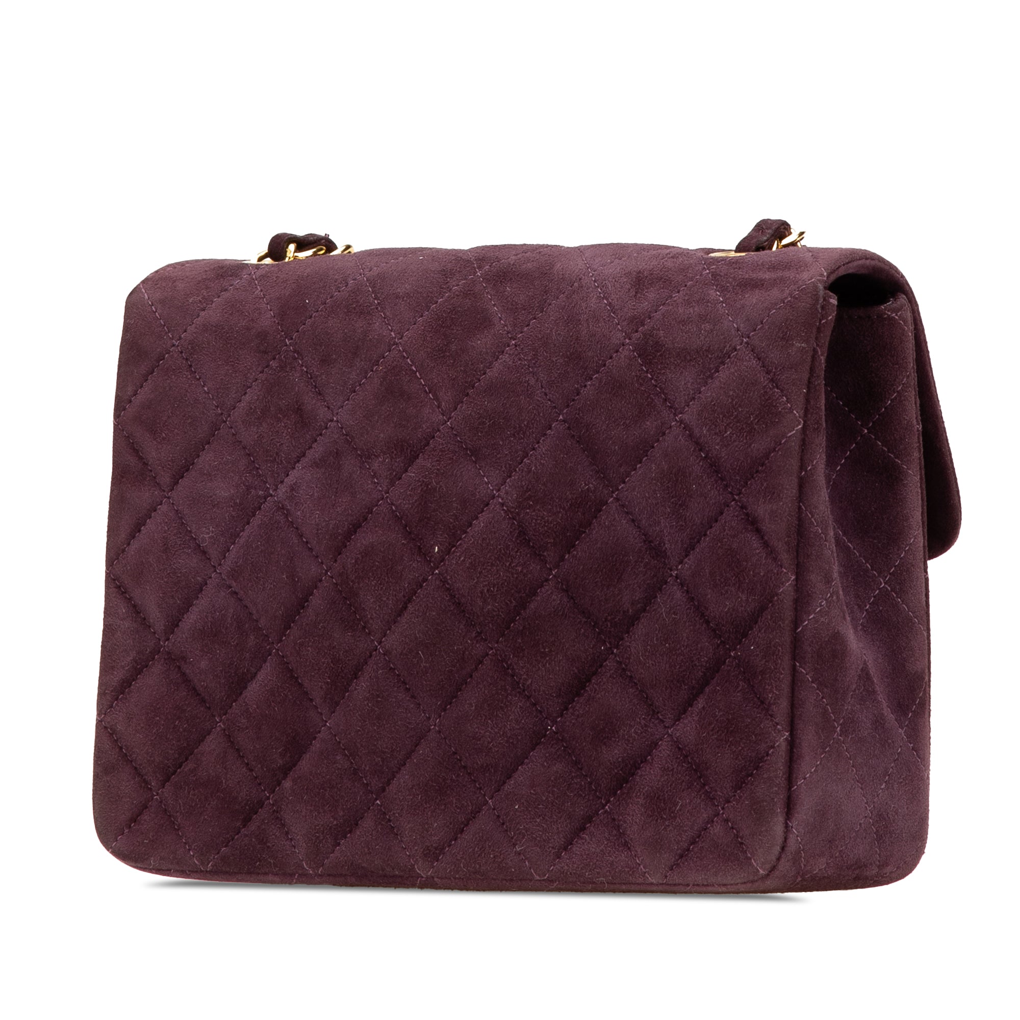 Chanel Mini Rectangular Suede Single Flap - image 2